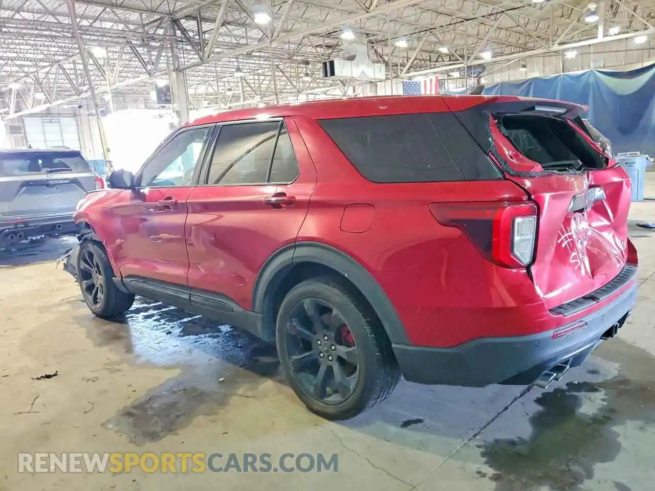 2 fotografías del automóvil dañado 1FM5K8GC0NGA48719 FORD EXPLORER 2022