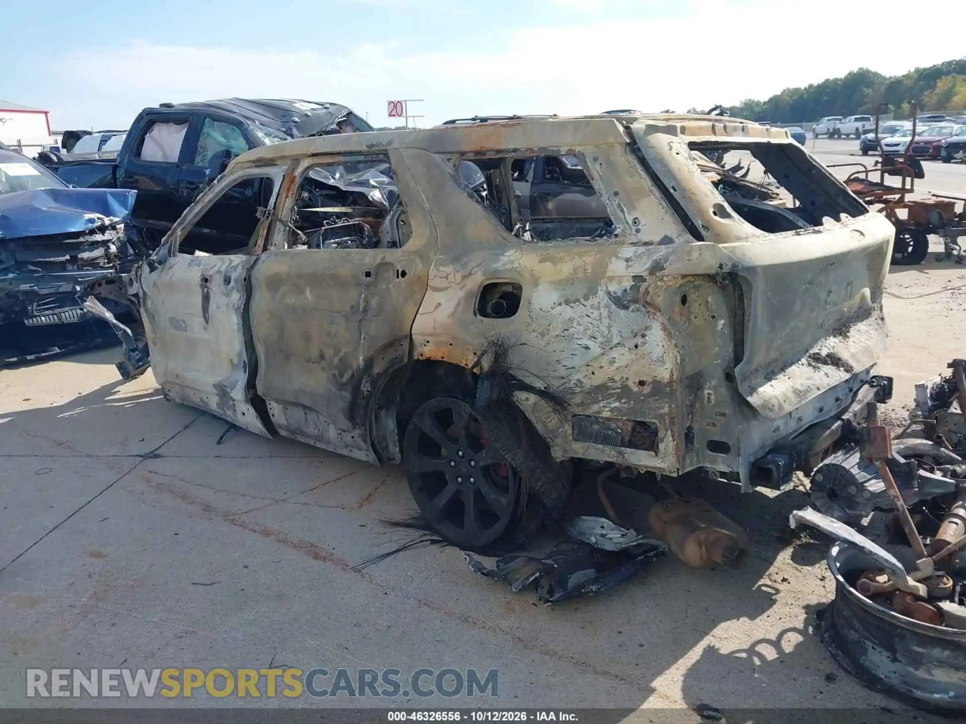 3 Photograph of a damaged car 1FM5K8GC2NGB73348 FORD EXPLORER 2022