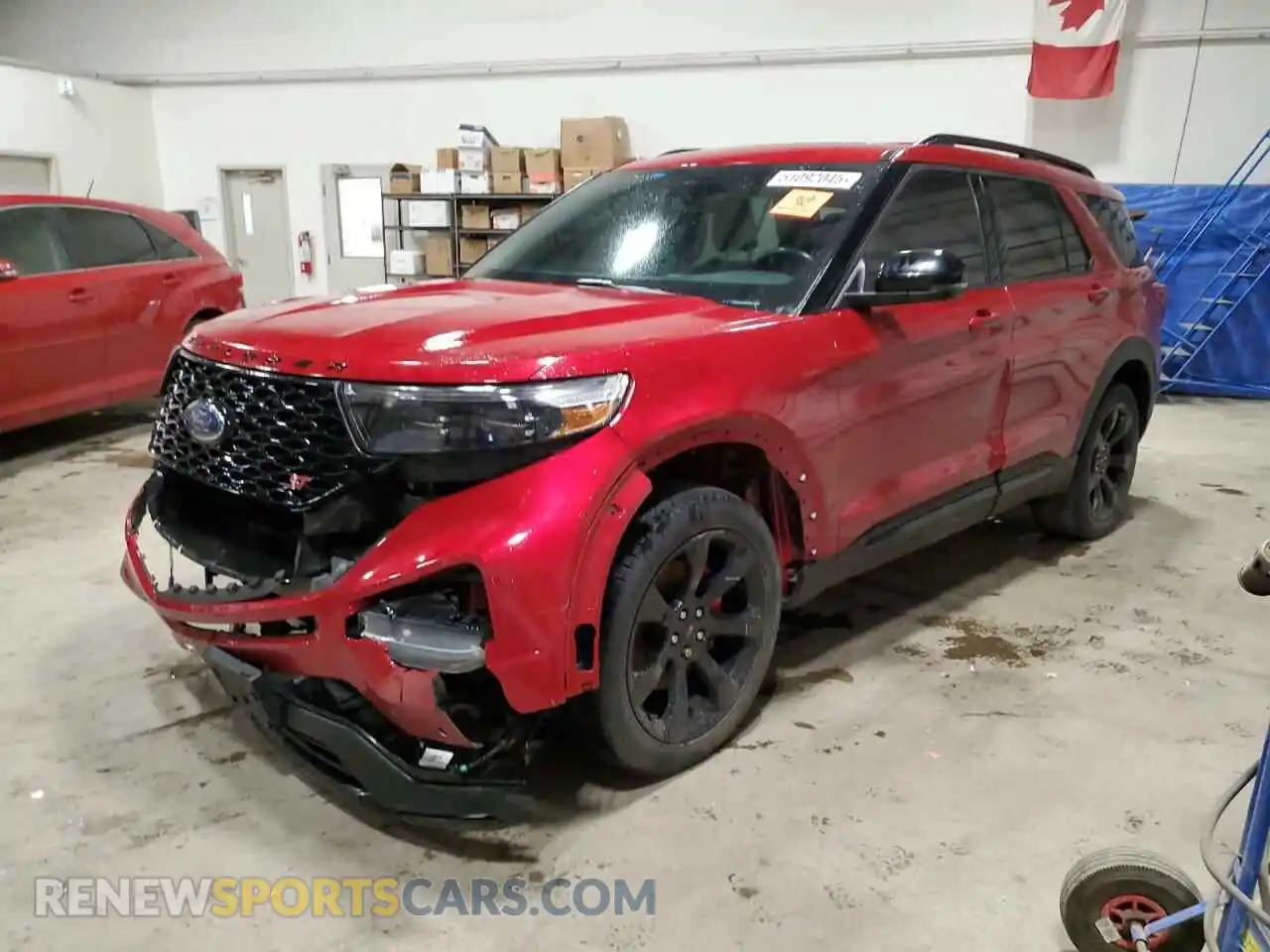 1 Photograph of a damaged car 1FM5K8GC4NGA65930 FORD EXPLORER 2022