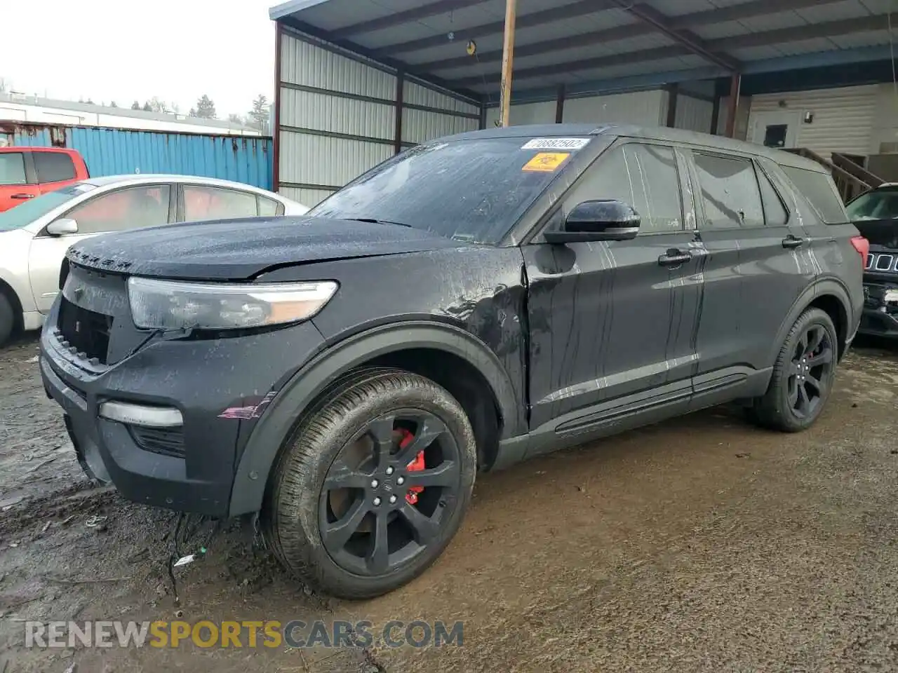 1 Photograph of a damaged car 1FM5K8GC5NGA73891 FORD EXPLORER 2022