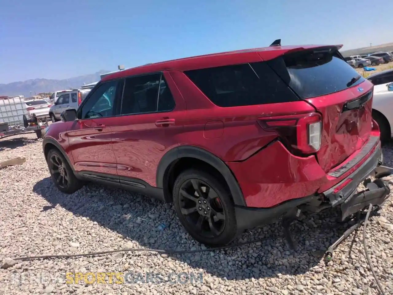2 Photograph of a damaged car 1FM5K8GC6NGA50412 FORD EXPLORER 2022