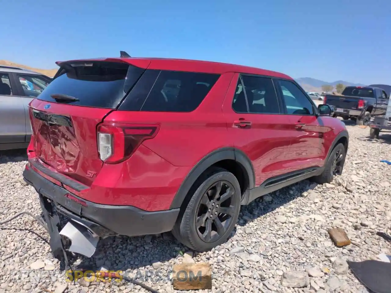 3 Photograph of a damaged car 1FM5K8GC6NGA50412 FORD EXPLORER 2022