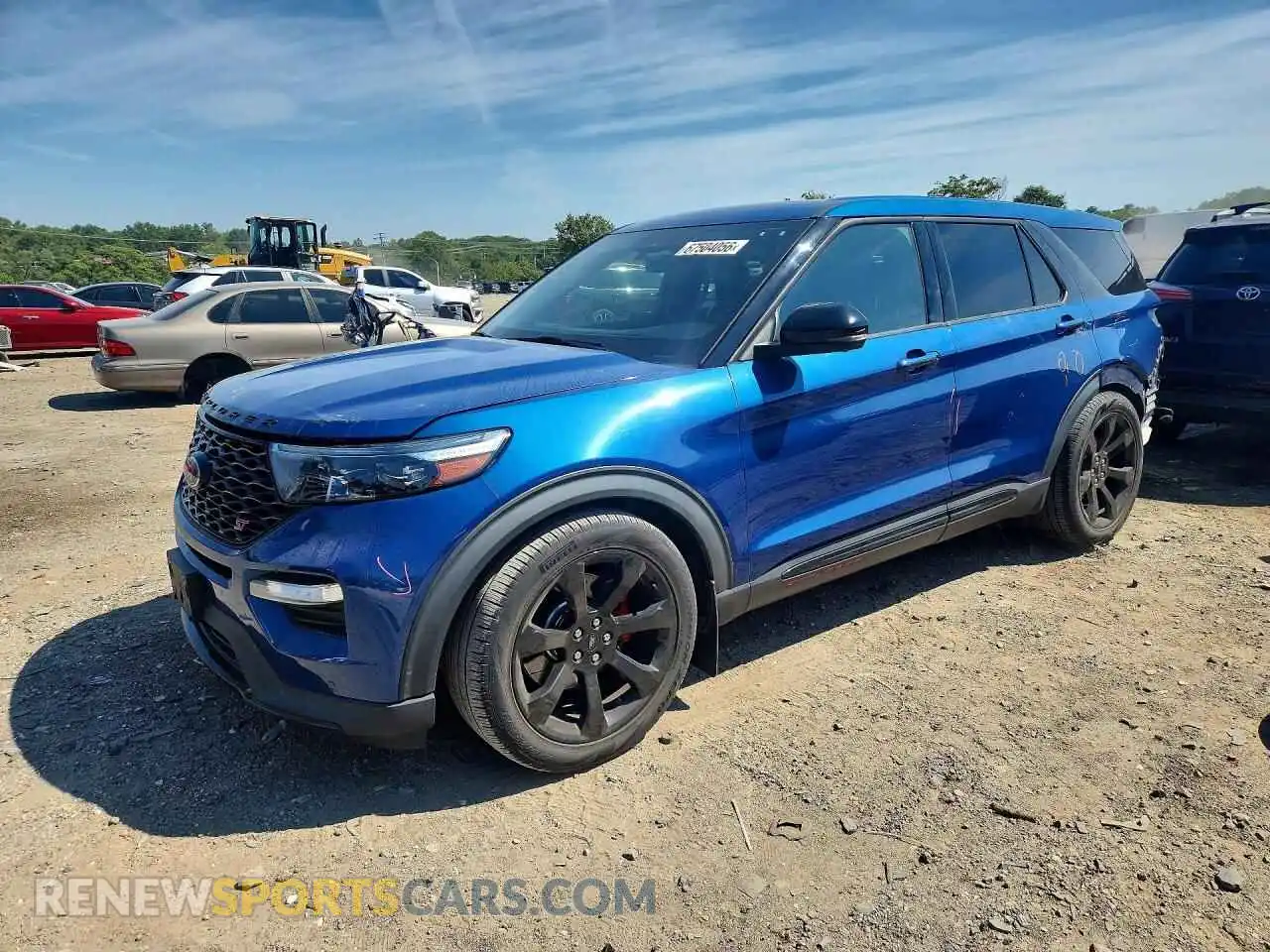 1 Photograph of a damaged car 1FM5K8GC6NGC05170 FORD EXPLORER 2022