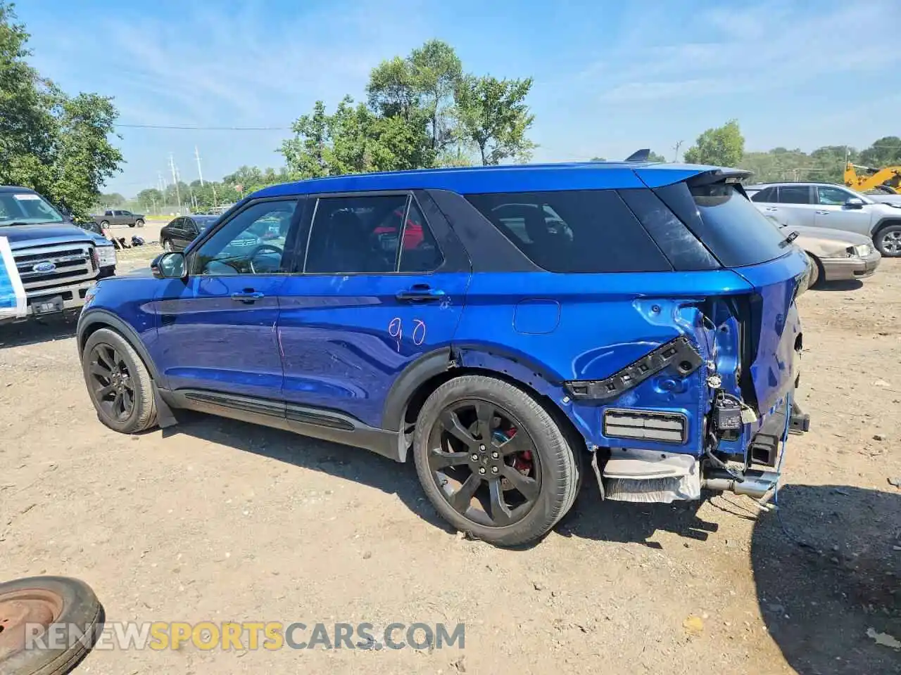 2 Photograph of a damaged car 1FM5K8GC6NGC05170 FORD EXPLORER 2022