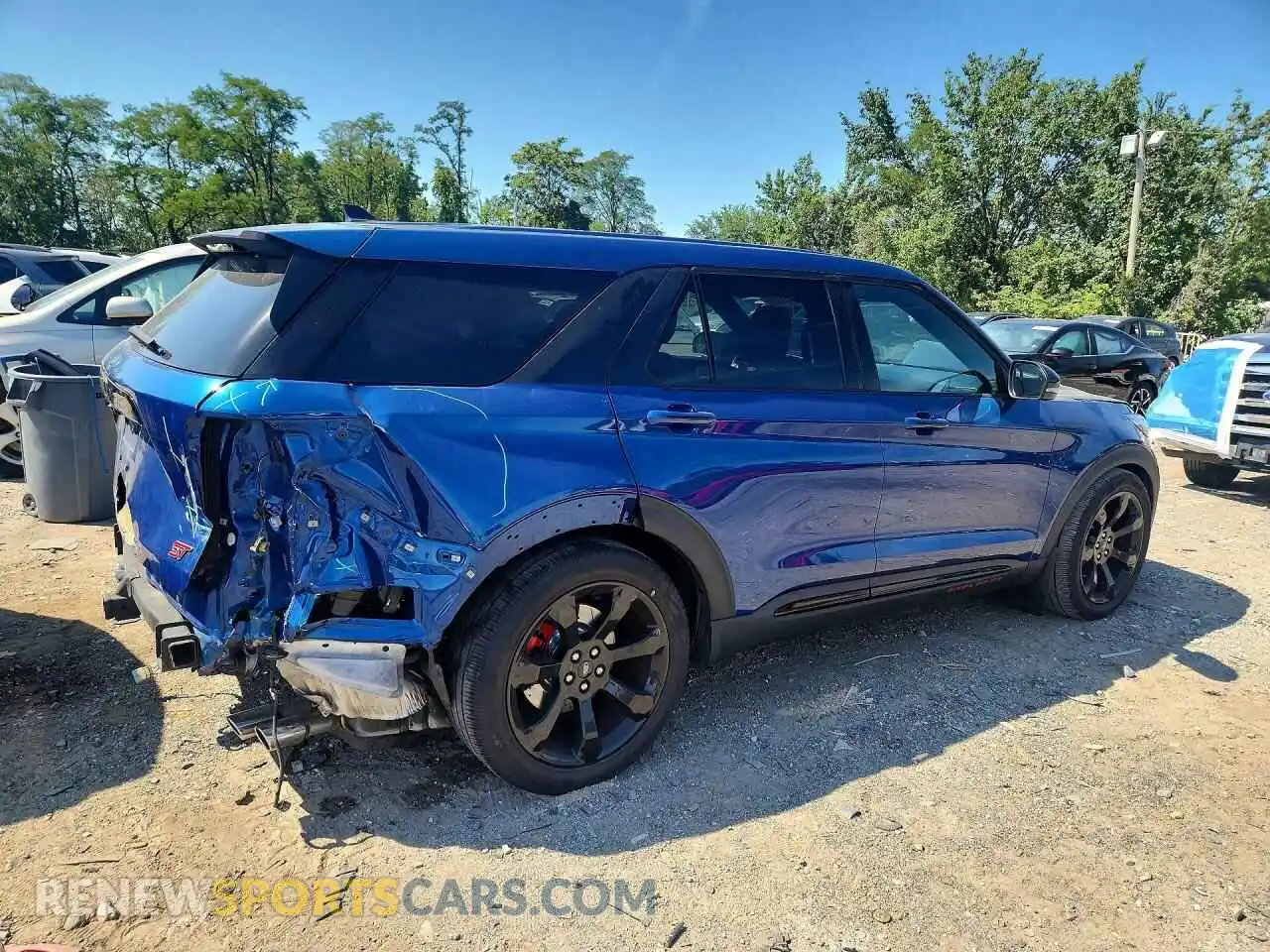 3 Photograph of a damaged car 1FM5K8GC6NGC05170 FORD EXPLORER 2022