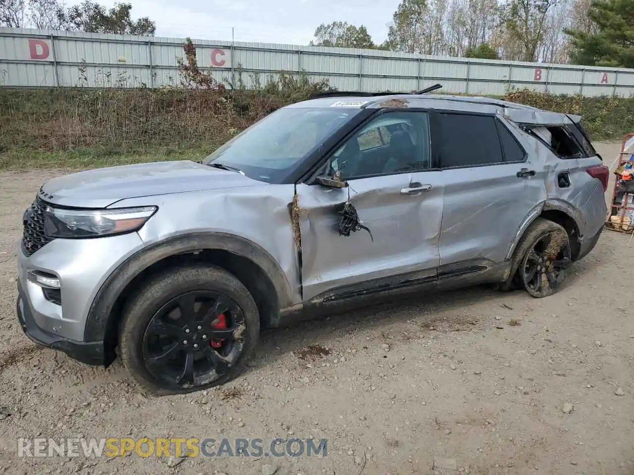 1 Photograph of a damaged car 1FM5K8GC7NGA25793 FORD EXPLORER 2022