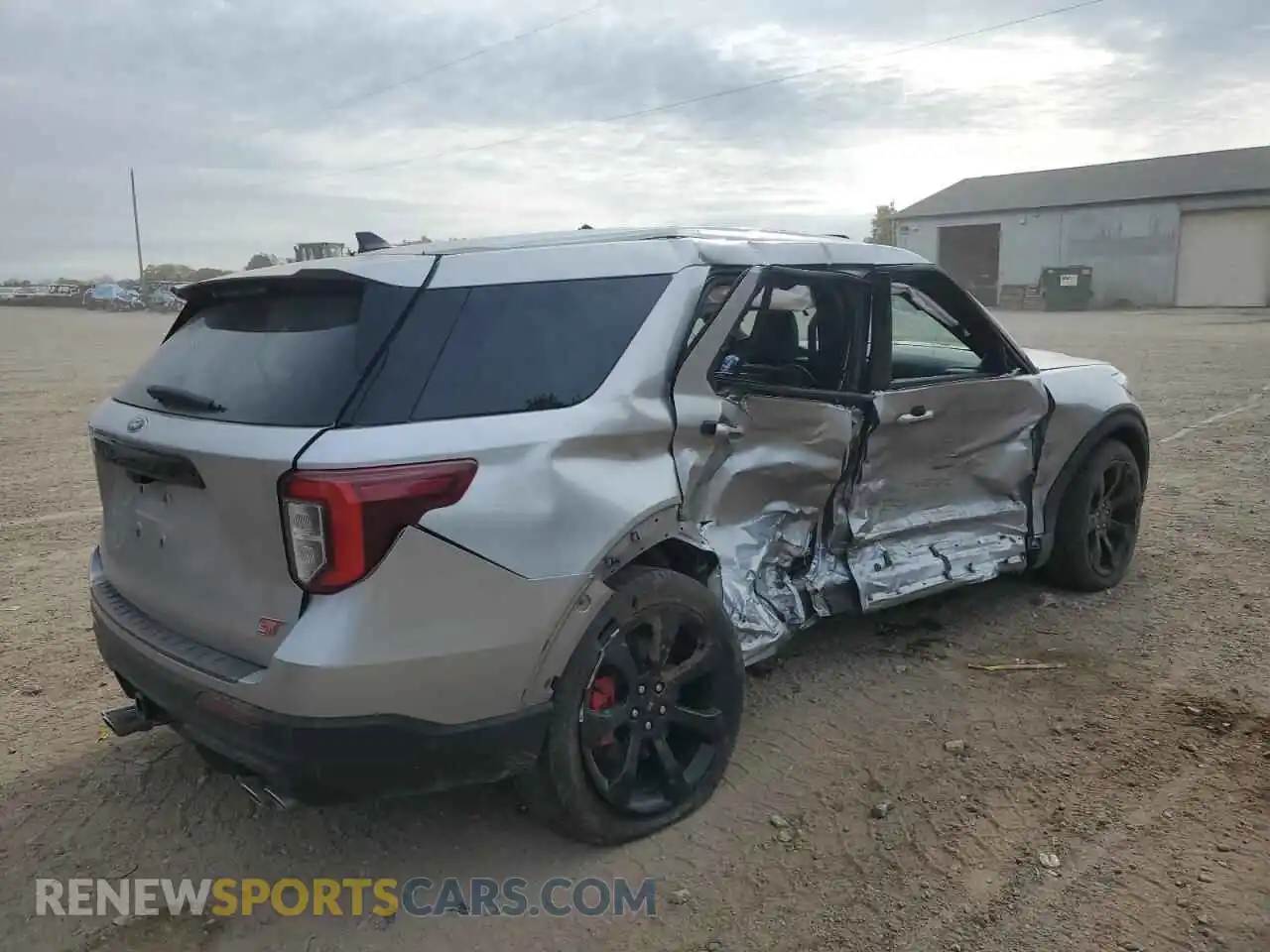 3 Photograph of a damaged car 1FM5K8GC7NGA25793 FORD EXPLORER 2022