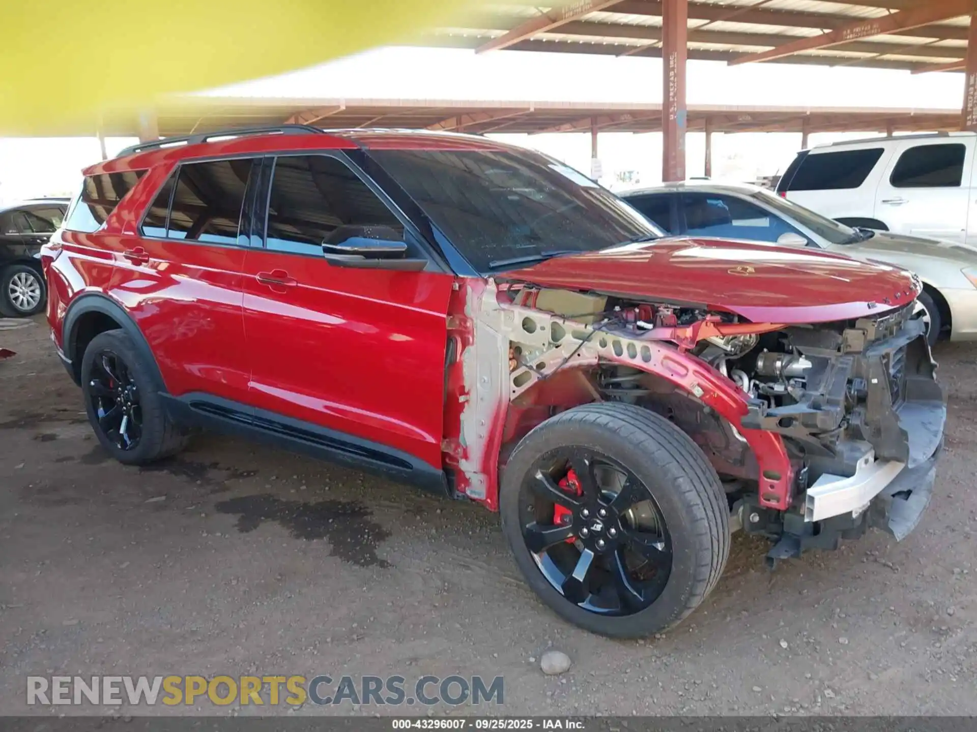 1 Photograph of a damaged car 1FM5K8GC8NGA12096 FORD EXPLORER 2022