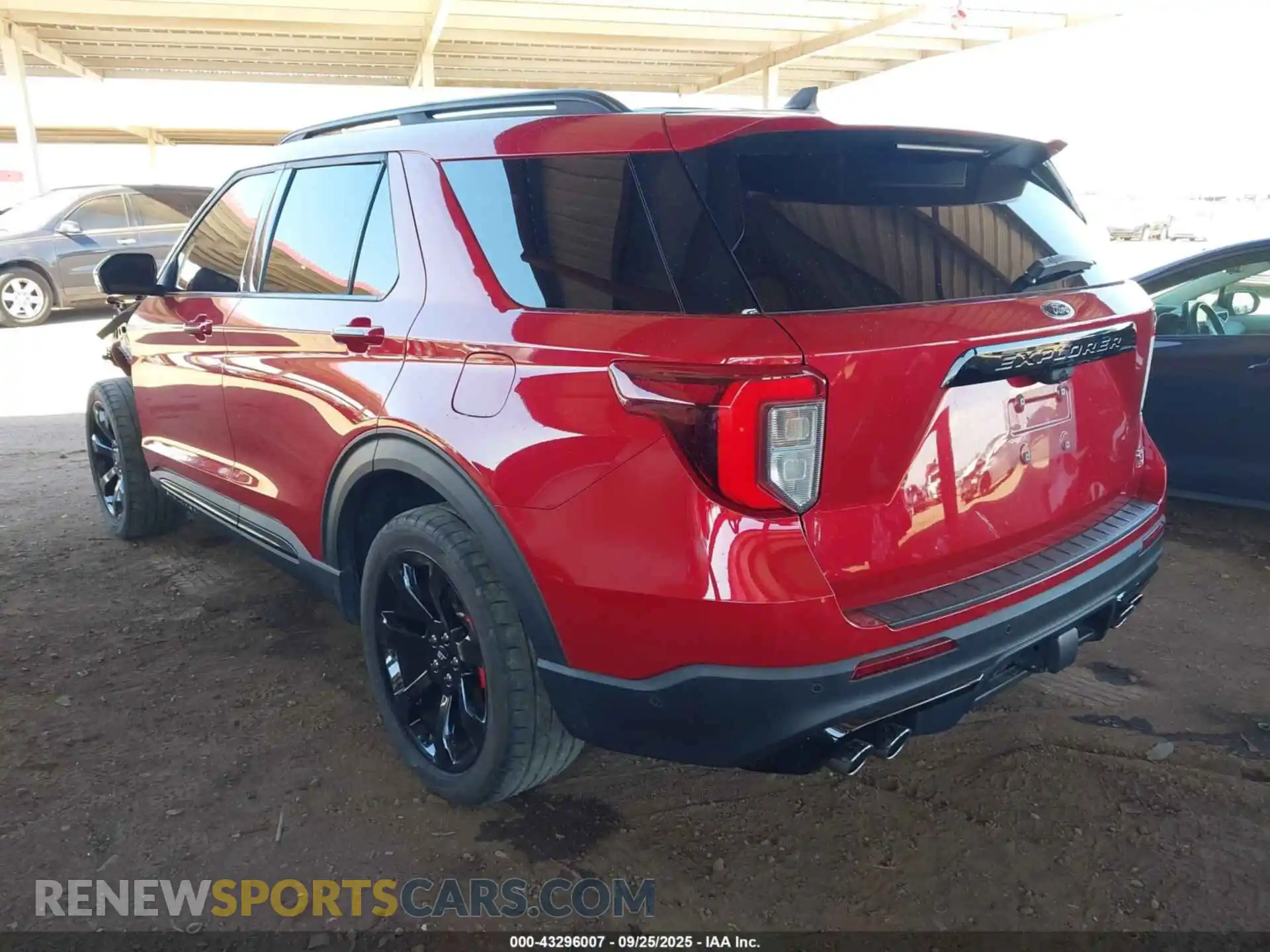 3 Photograph of a damaged car 1FM5K8GC8NGA12096 FORD EXPLORER 2022