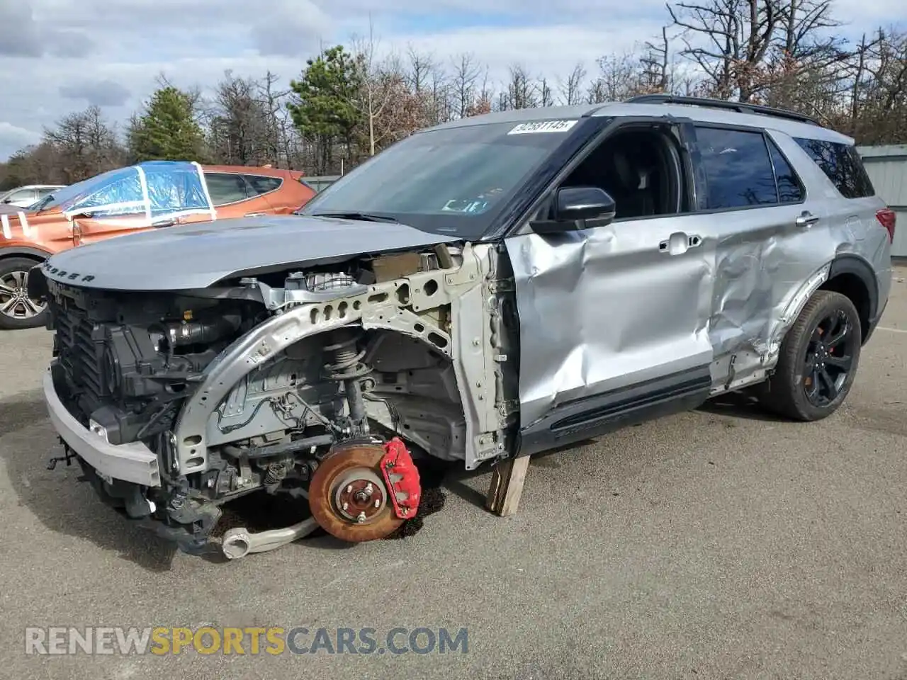 1 Photograph of a damaged car 1FM5K8GC8NGC41166 FORD EXPLORER 2022