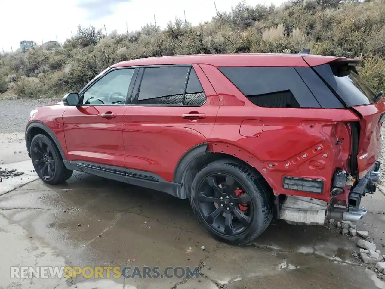 2 fotografías del automóvil dañado 1FM5K8GC9NGB33011 FORD EXPLORER 2022