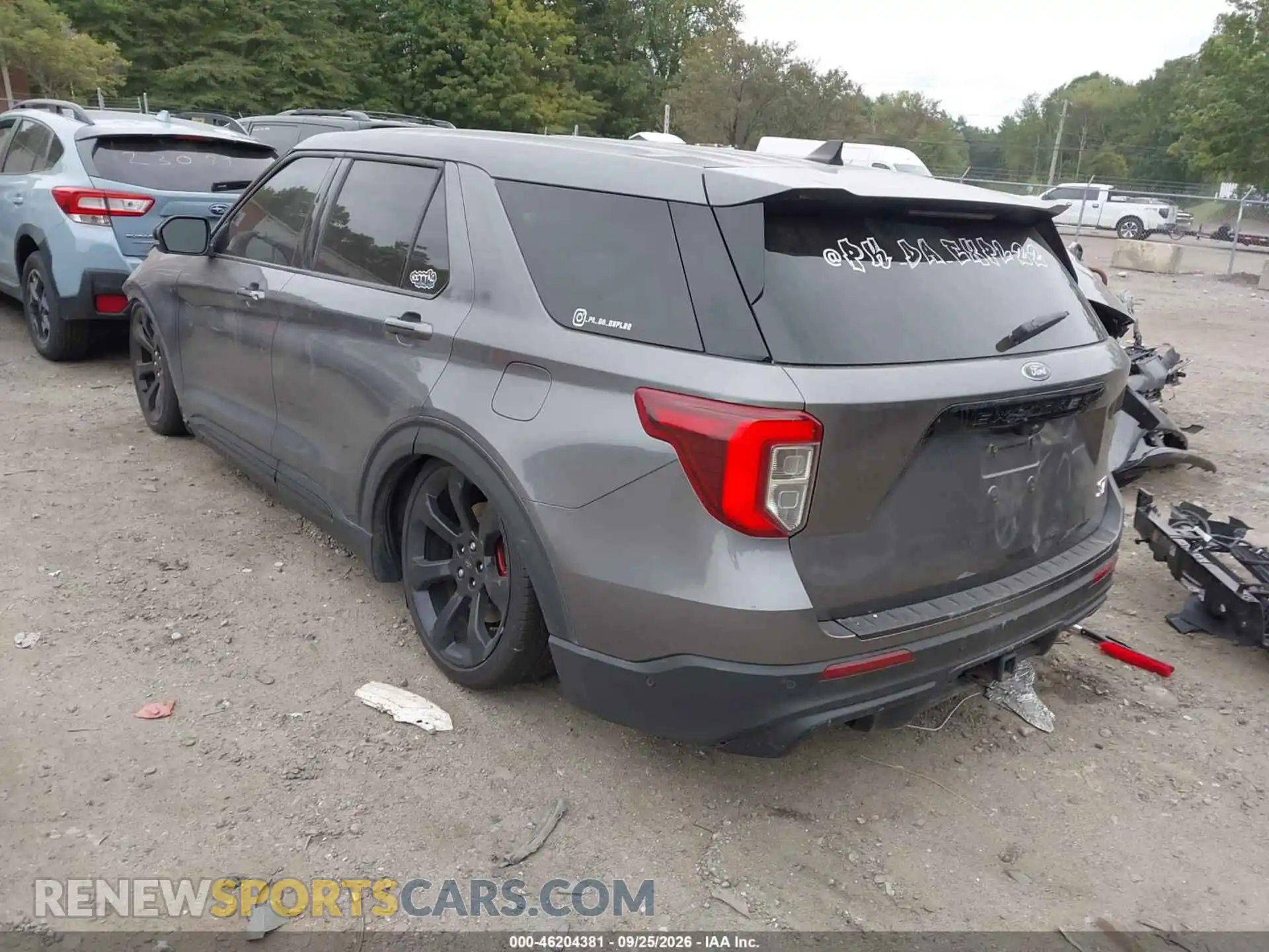 3 Photograph of a damaged car 1FM5K8GCXNGA55354 FORD EXPLORER 2022