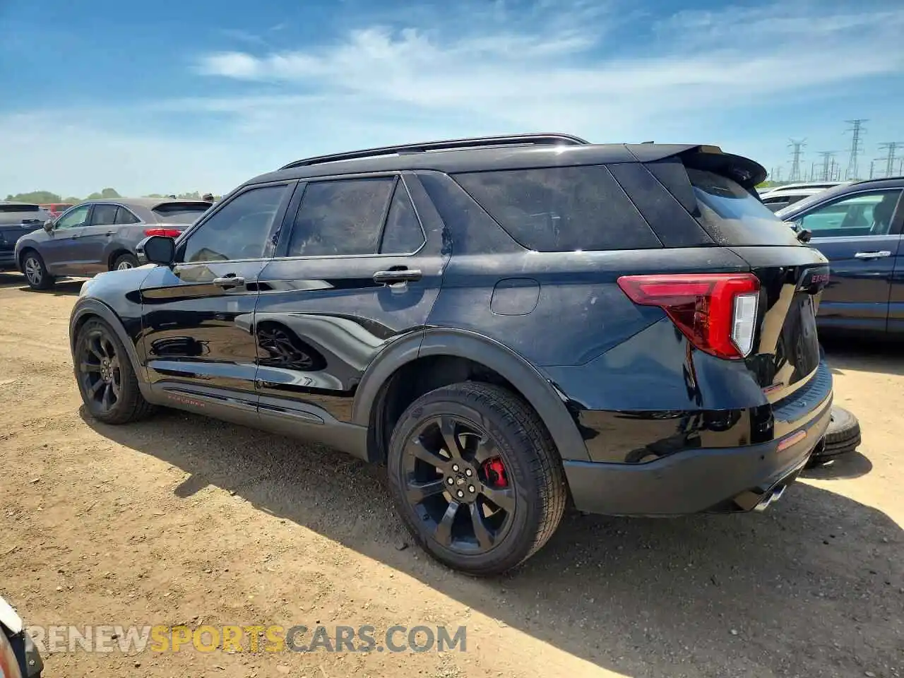 2 fotografías del automóvil dañado 1FM5K8GCXNGB51369 FORD EXPLORER 2022