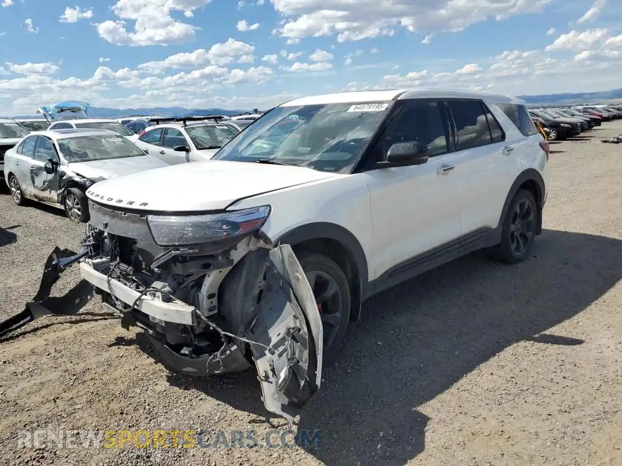 1 Photograph of a damaged car 1FM5K8GCXNGC01980 FORD EXPLORER 2022