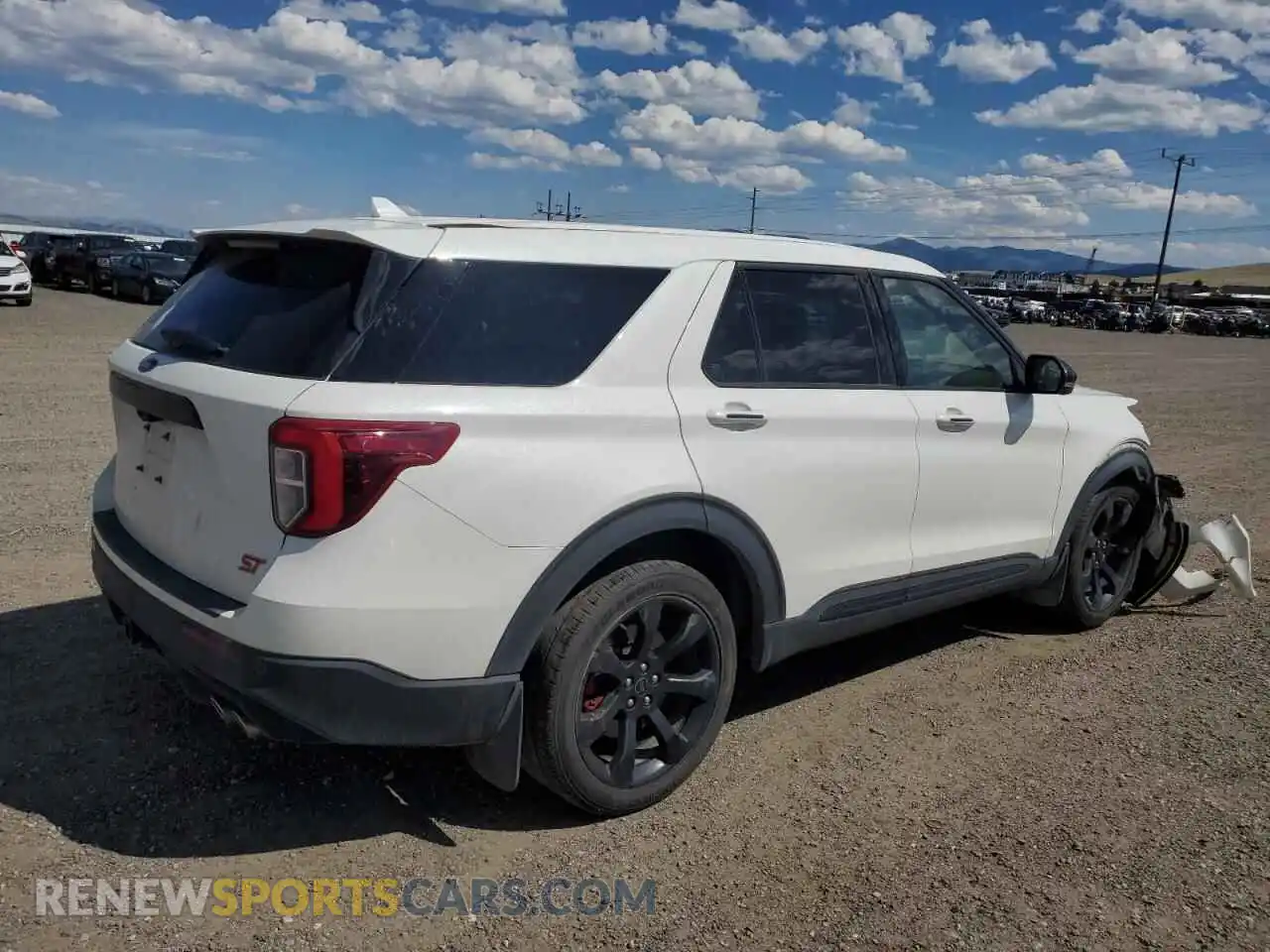3 Photograph of a damaged car 1FM5K8GCXNGC01980 FORD EXPLORER 2022