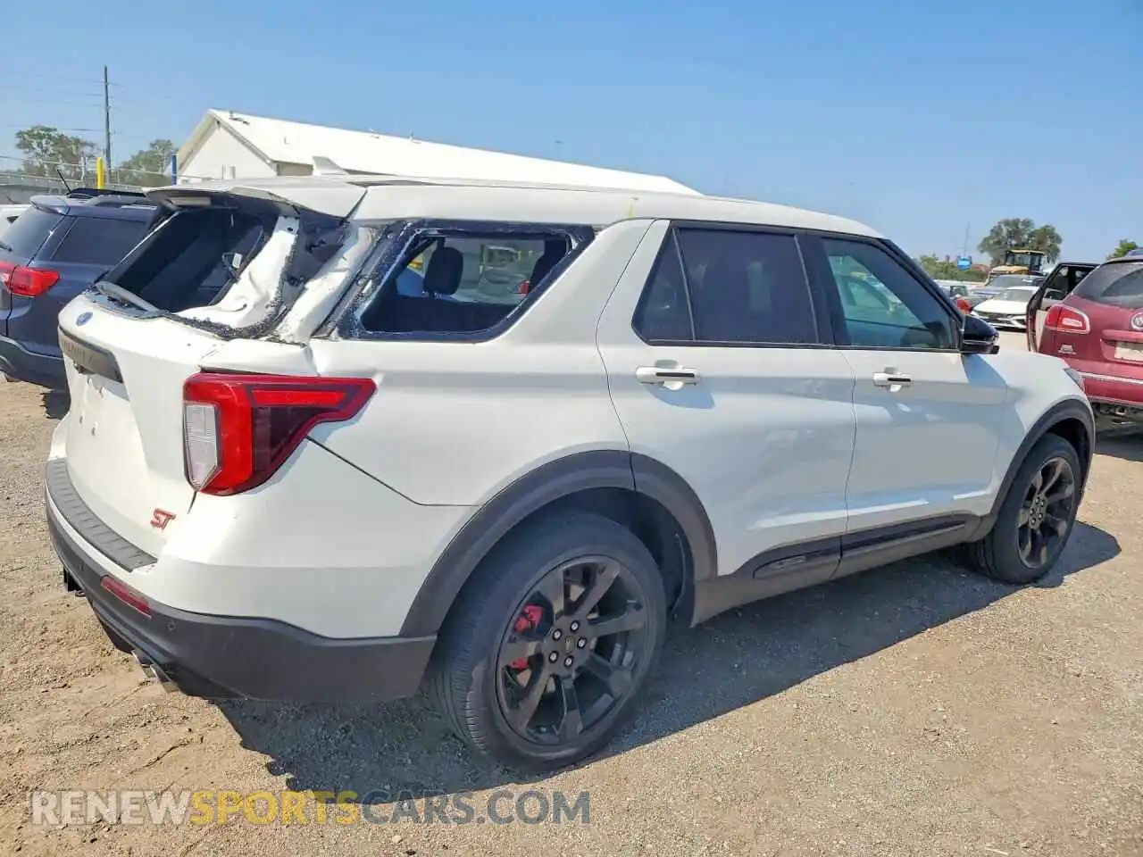 3 Фотография поврежденного автомобиля 1FM5K8GCXNGC47048 FORD EXPLORER 2022