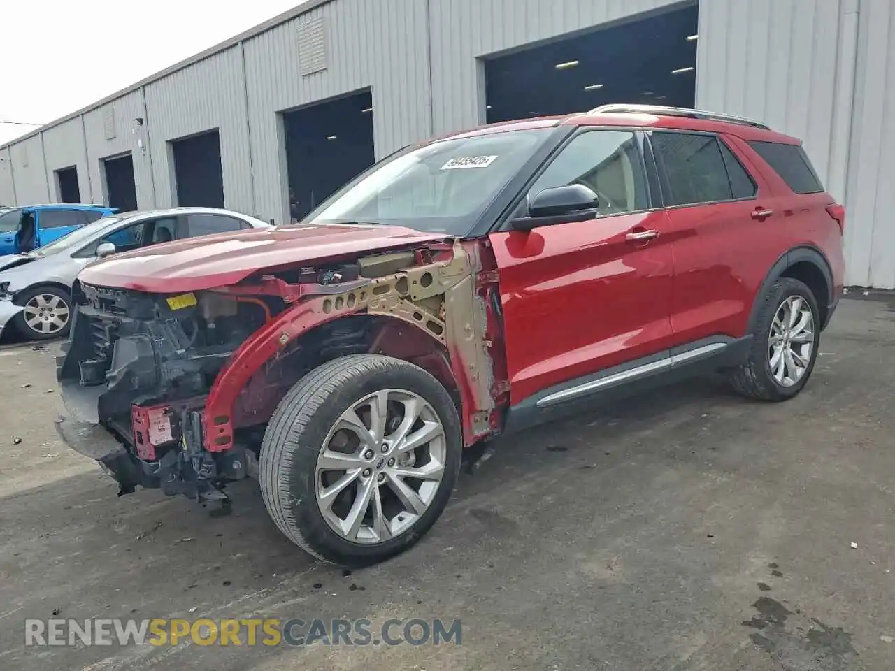 1 Photograph of a damaged car 1FM5K8HW2NNA10428 FORD EXPLORER 2022