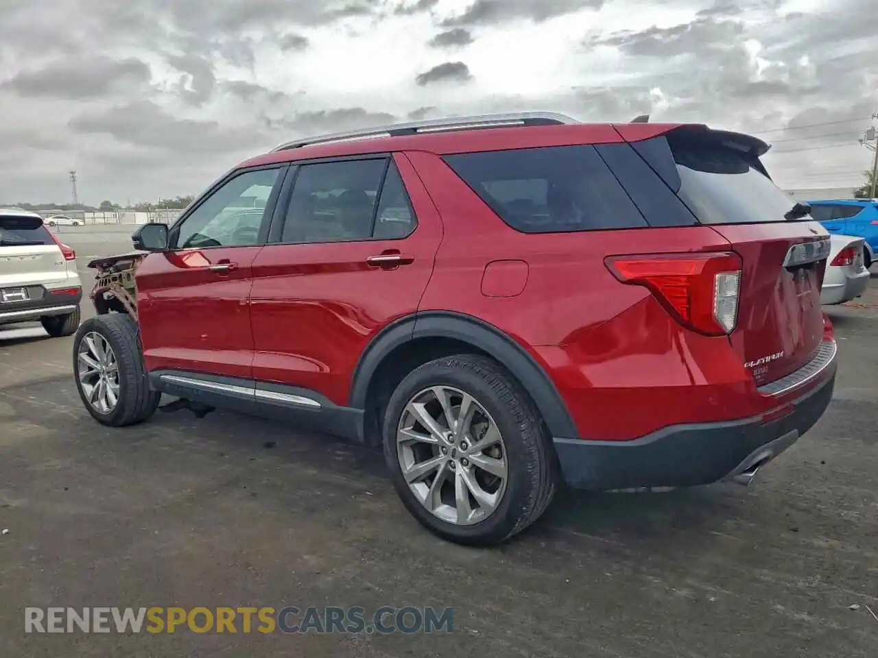 2 Photograph of a damaged car 1FM5K8HW2NNA10428 FORD EXPLORER 2022