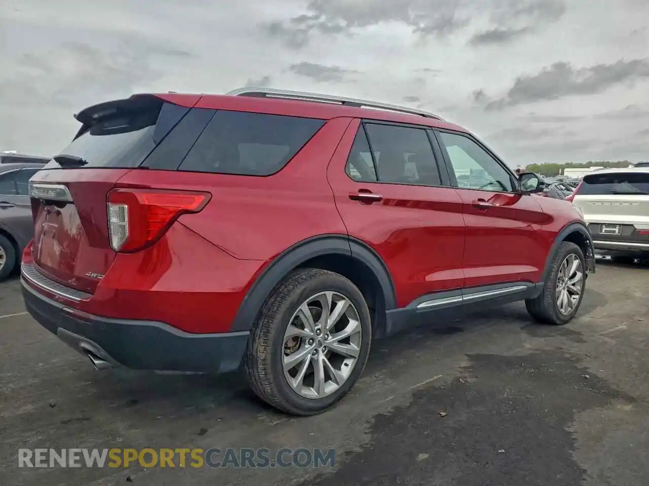 3 Photograph of a damaged car 1FM5K8HW2NNA10428 FORD EXPLORER 2022