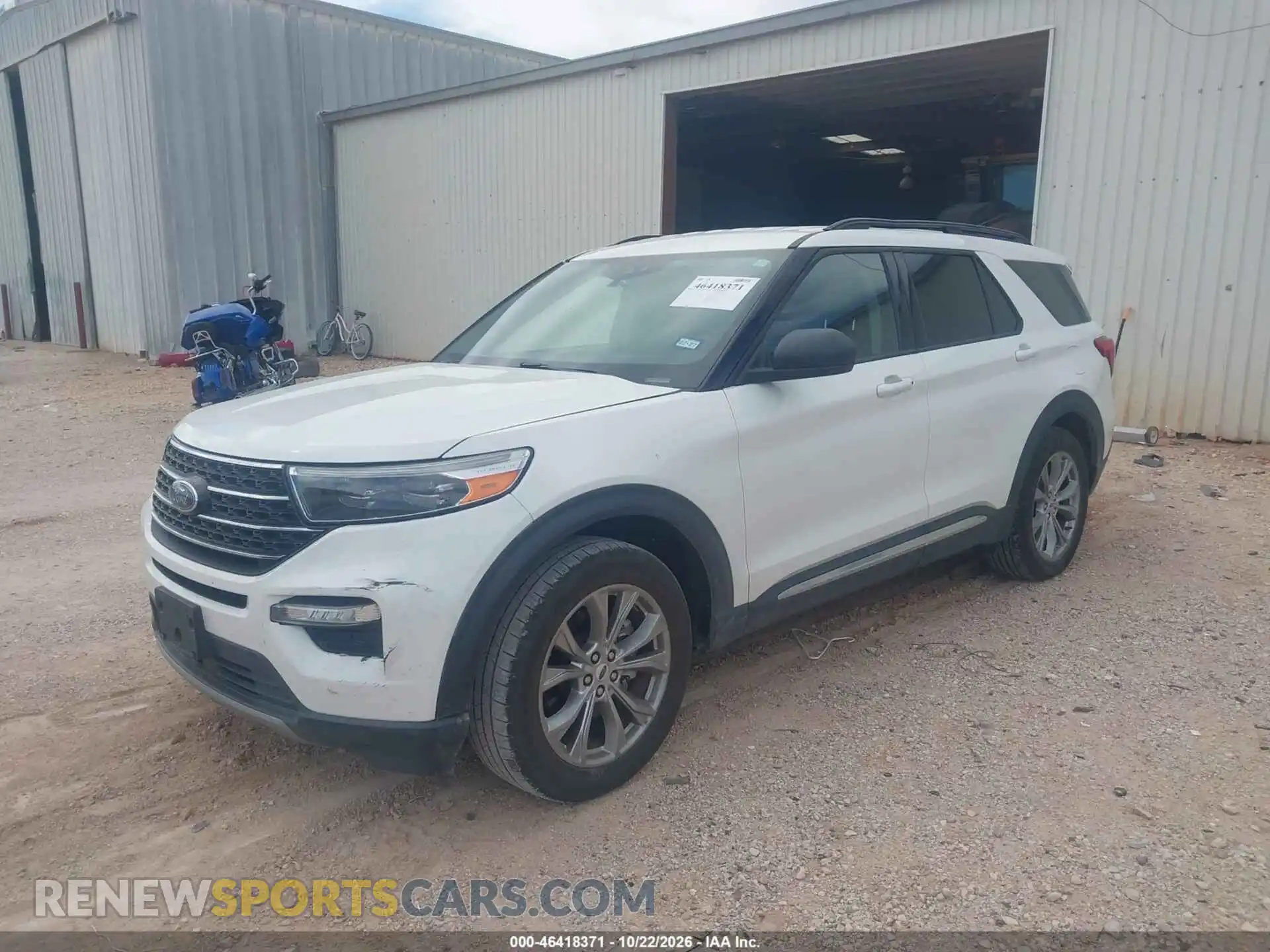 2 Photograph of a damaged car 1FMSK7DH0NGC39313 FORD EXPLORER 2022