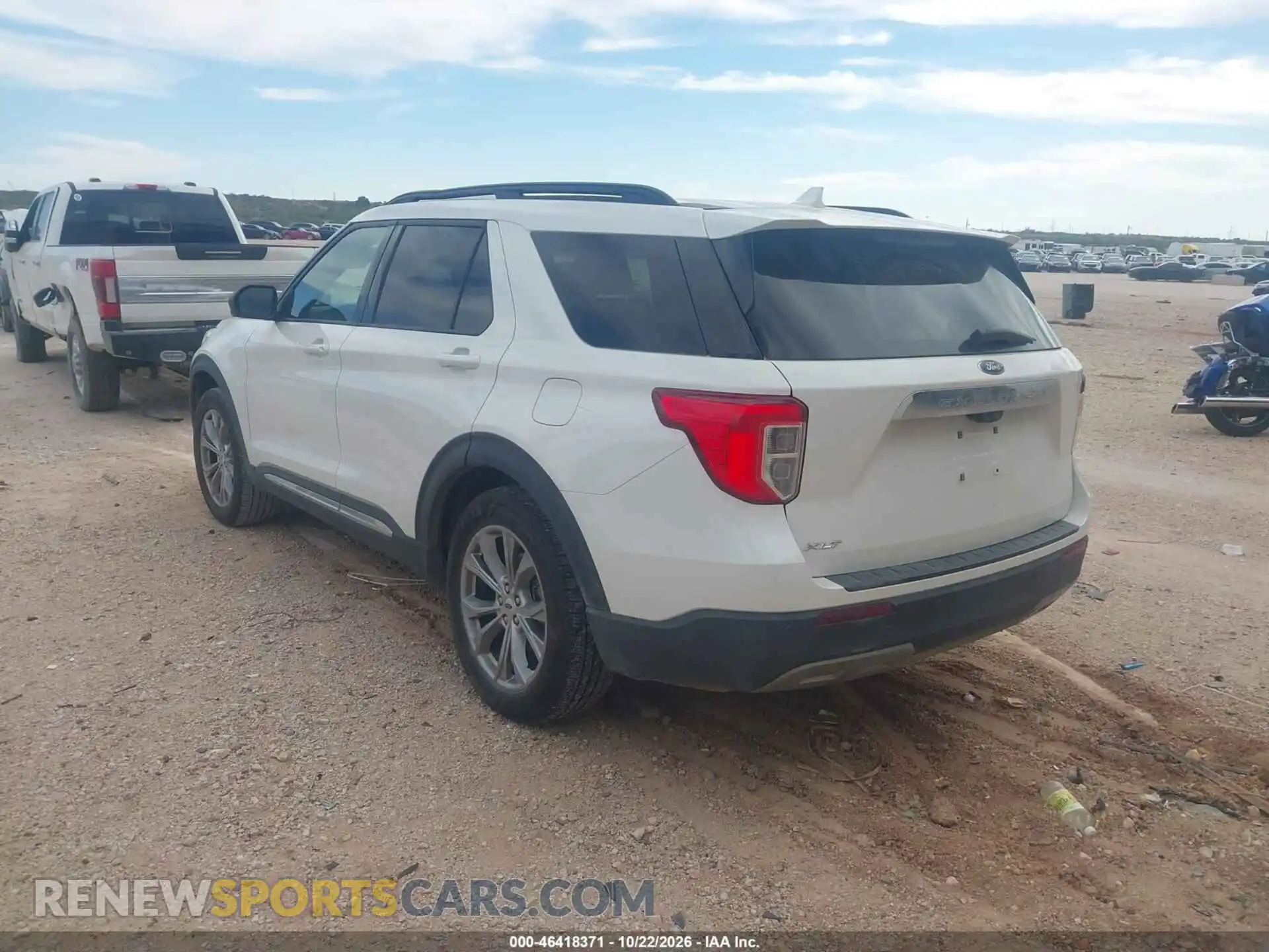 3 Photograph of a damaged car 1FMSK7DH0NGC39313 FORD EXPLORER 2022