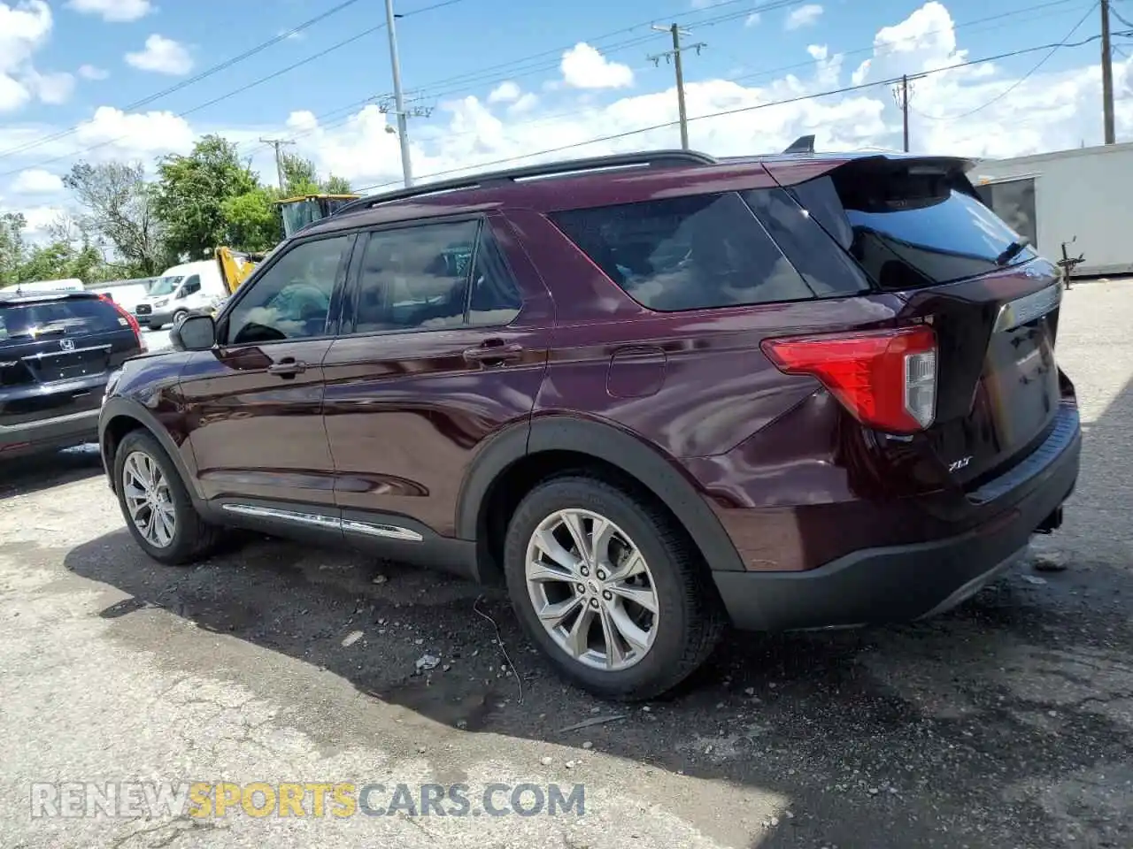 2 fotografías del automóvil dañado 1FMSK7DH2NGB37835 FORD EXPLORER 2022