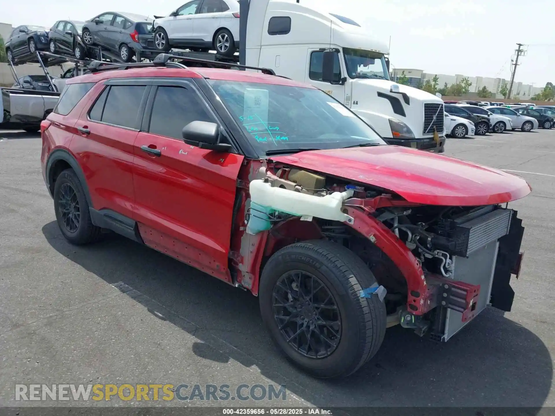 1 Photograph of a damaged car 1FMSK7DH7NGA14385 FORD EXPLORER 2022