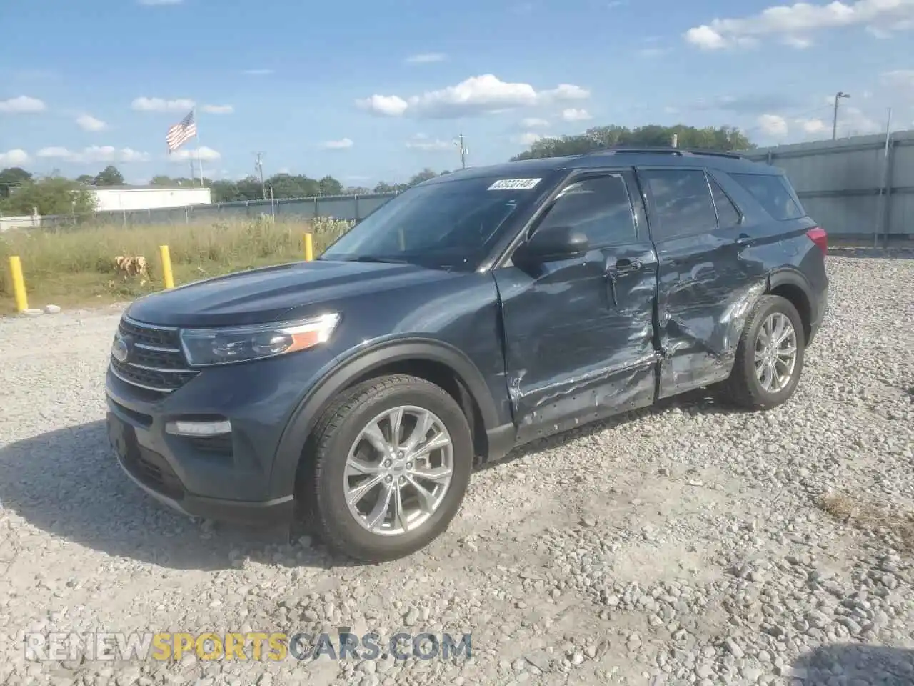 1 Photograph of a damaged car 1FMSK7DH7NGA35799 FORD EXPLORER 2022