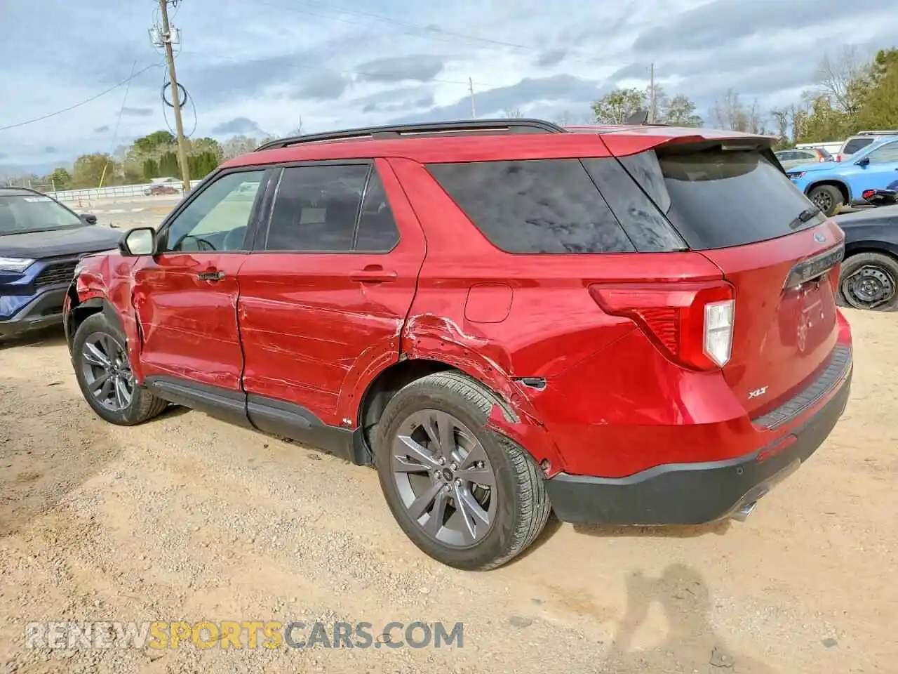 2 Photograph of a damaged car 1FMSK7DH9NGB28243 FORD EXPLORER 2022