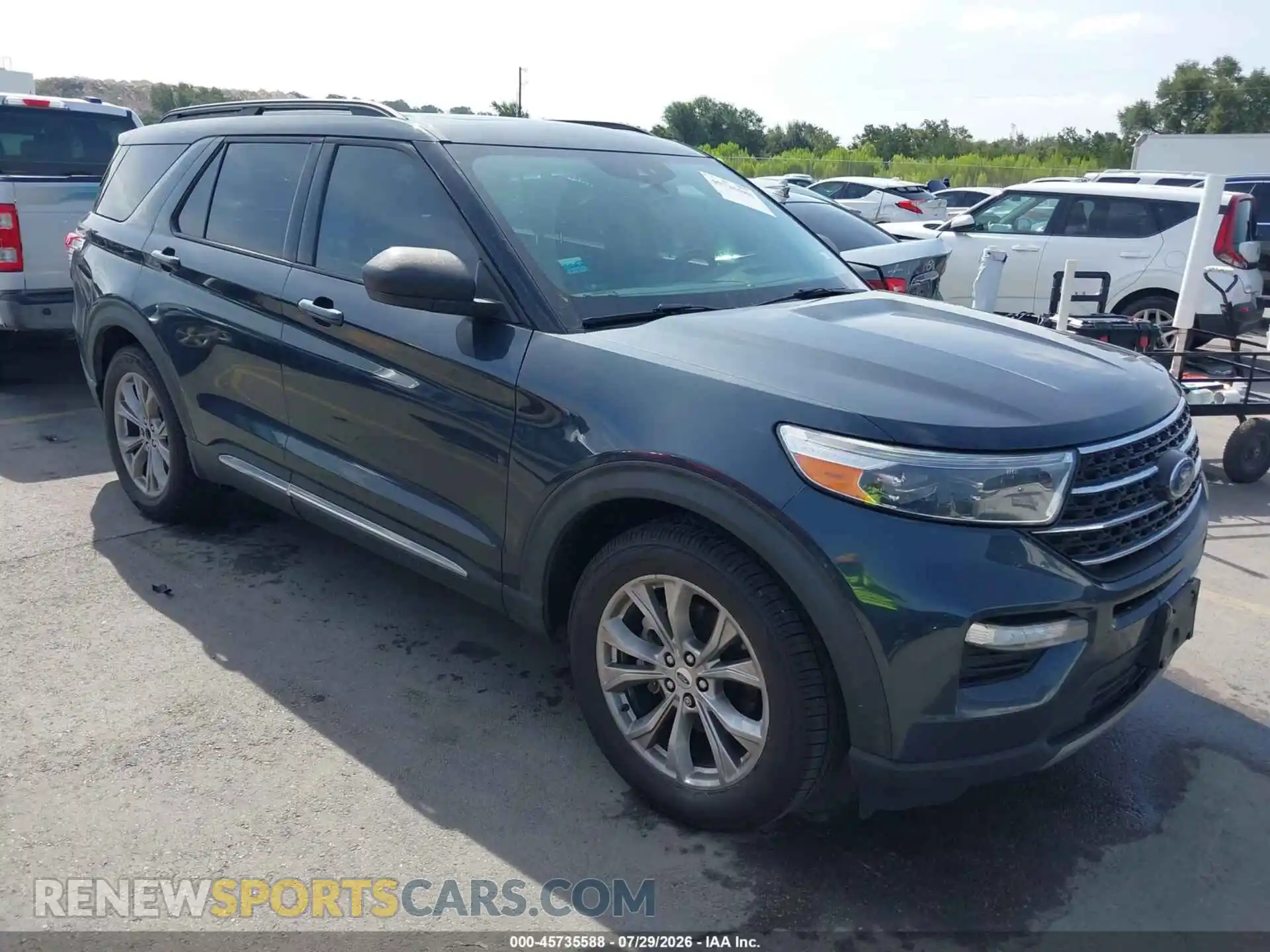 1 Photograph of a damaged car 1FMSK7DH9NGC33042 FORD EXPLORER 2022
