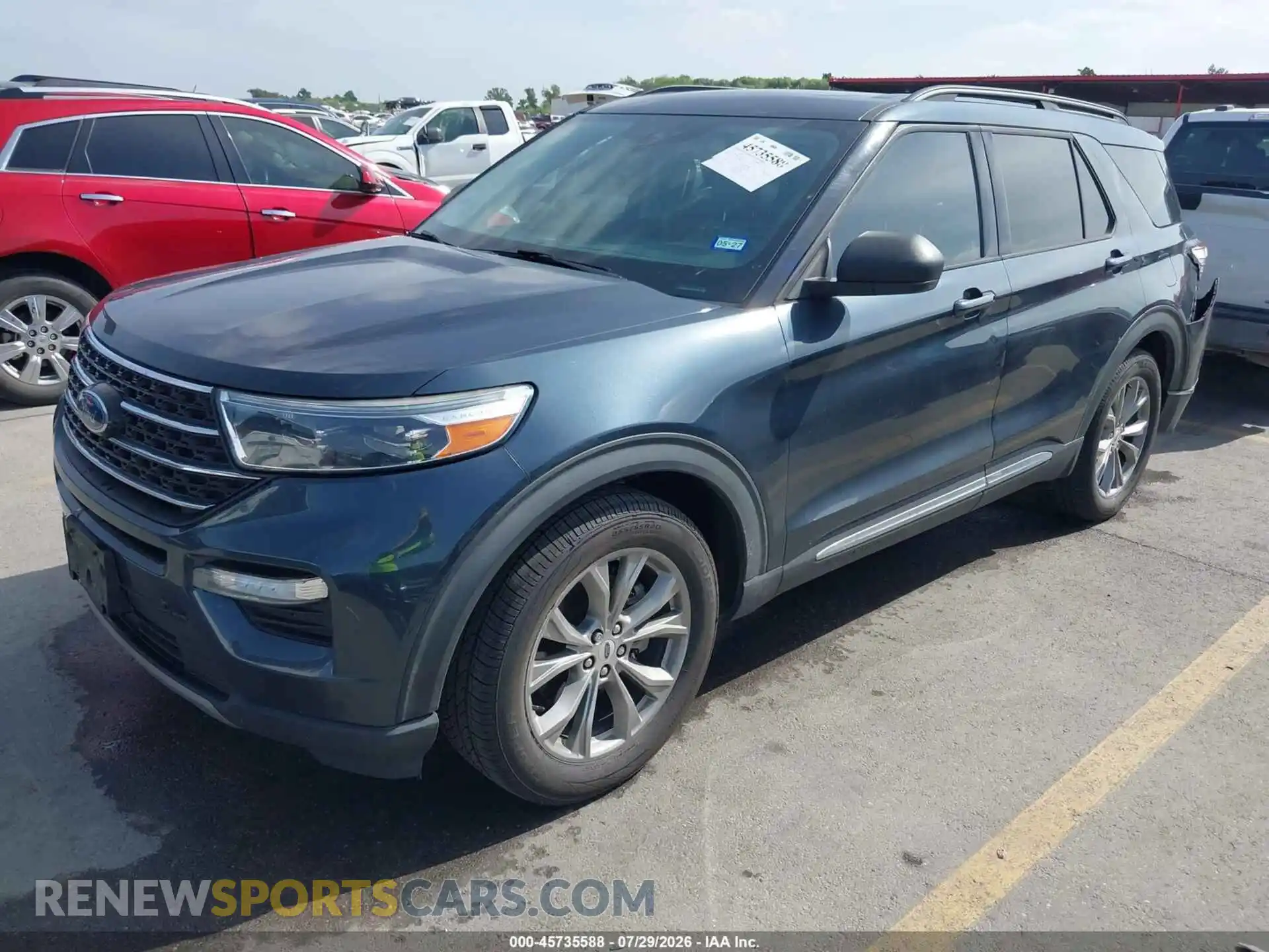 2 Photograph of a damaged car 1FMSK7DH9NGC33042 FORD EXPLORER 2022