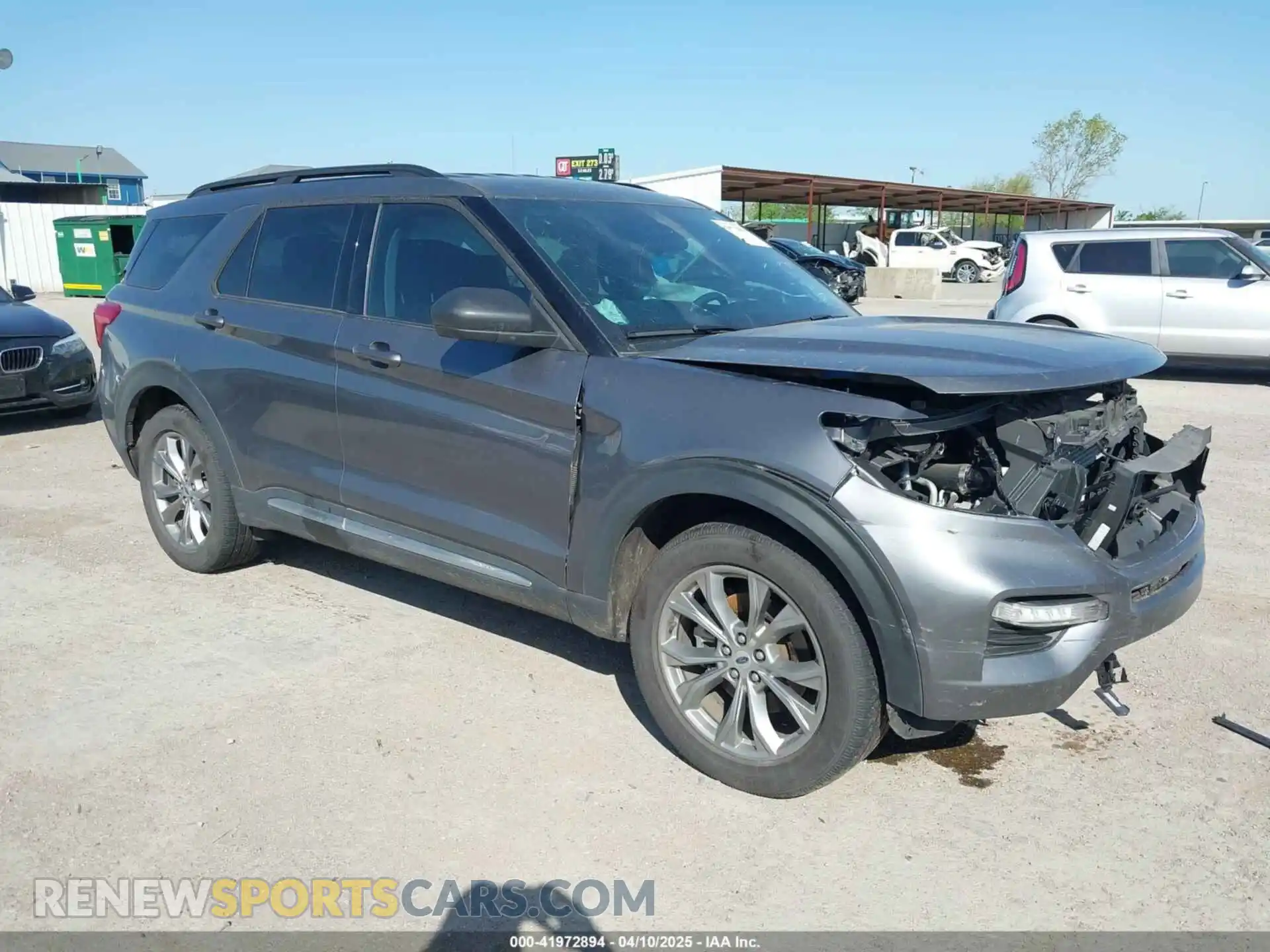 1 Photograph of a damaged car 1FMSK7DHXNGA30211 FORD EXPLORER 2022