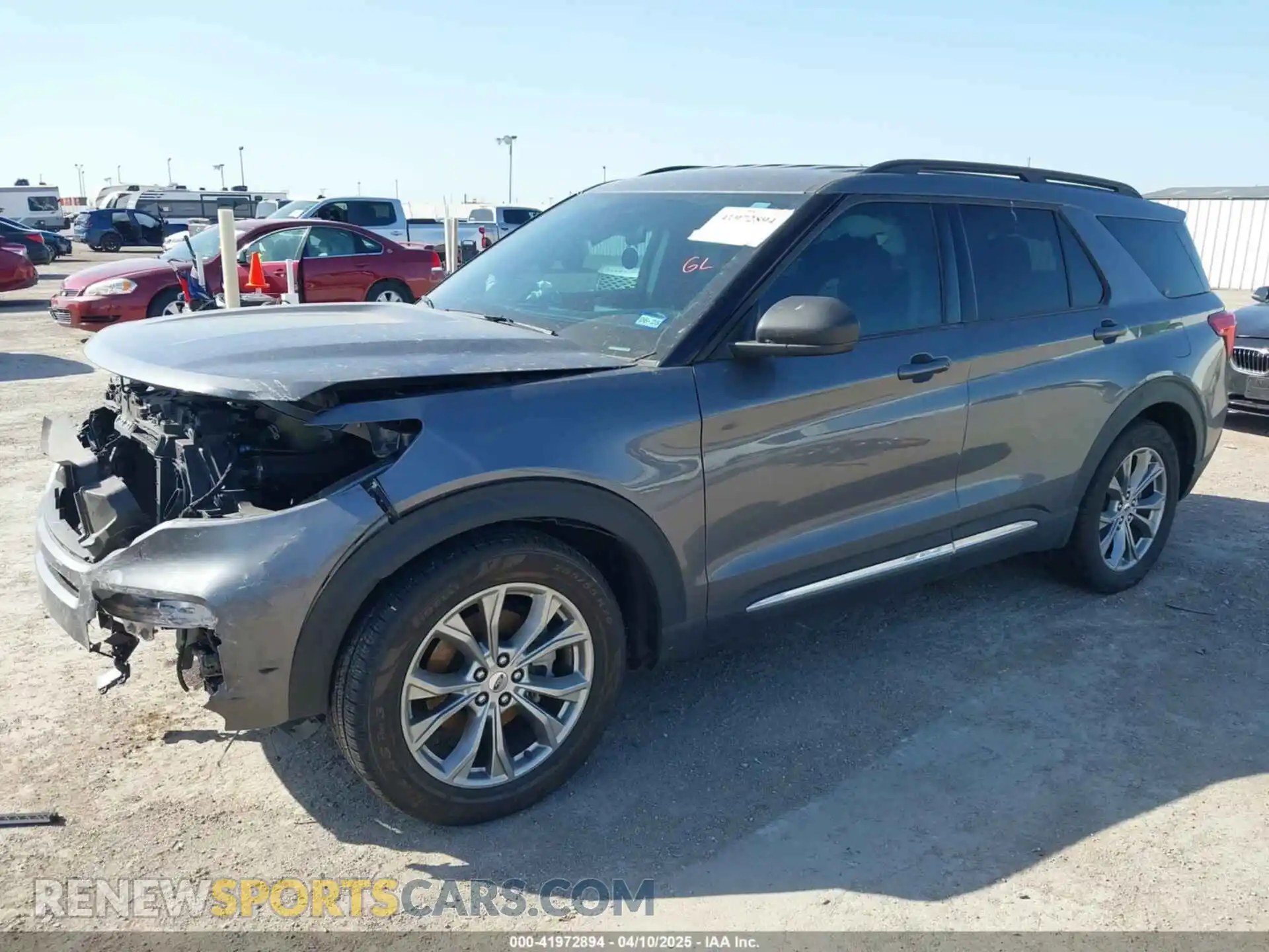 2 Photograph of a damaged car 1FMSK7DHXNGA30211 FORD EXPLORER 2022