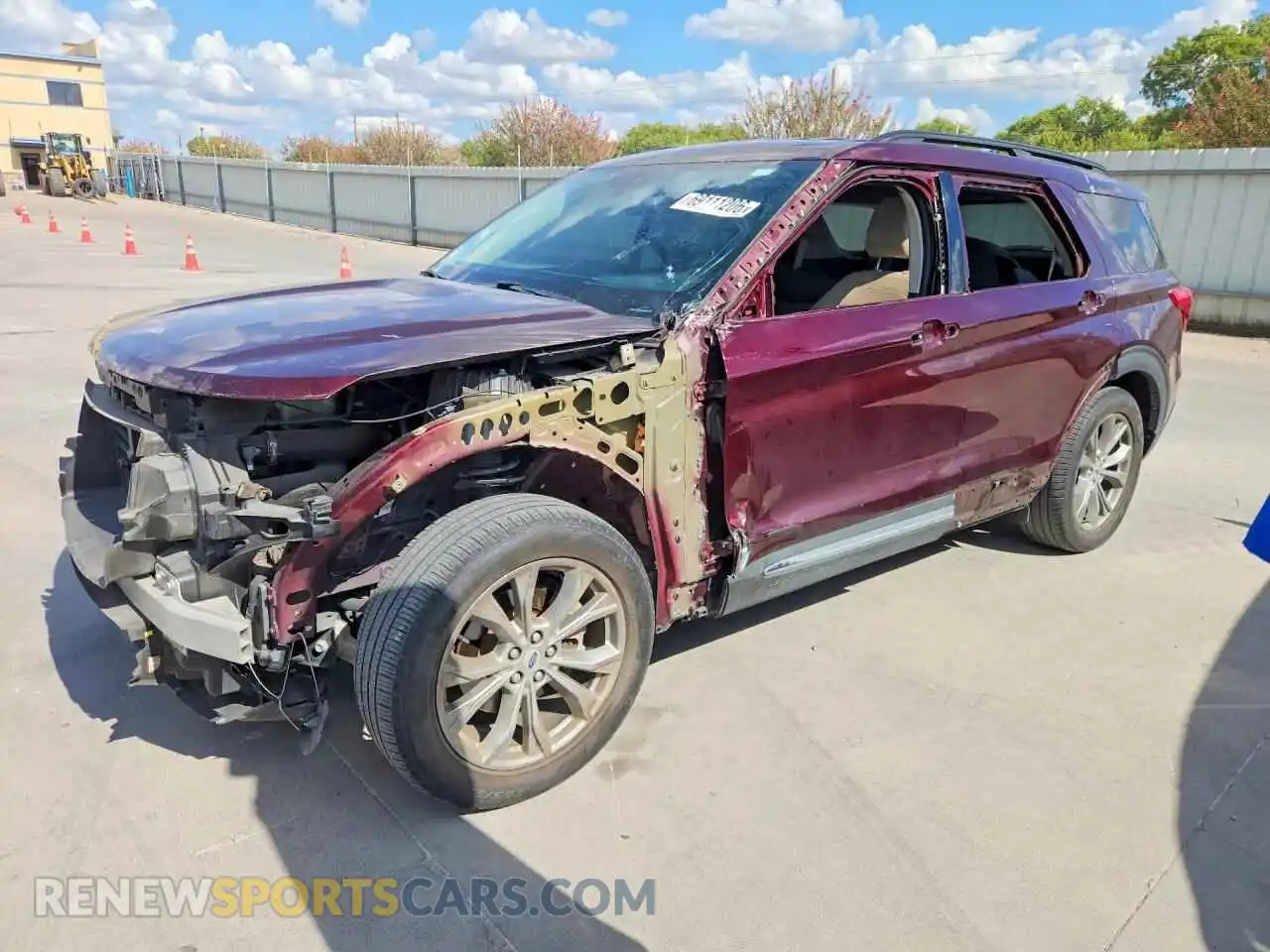 1 Photograph of a damaged car 1FMSK7DHXNGB64233 FORD EXPLORER 2022