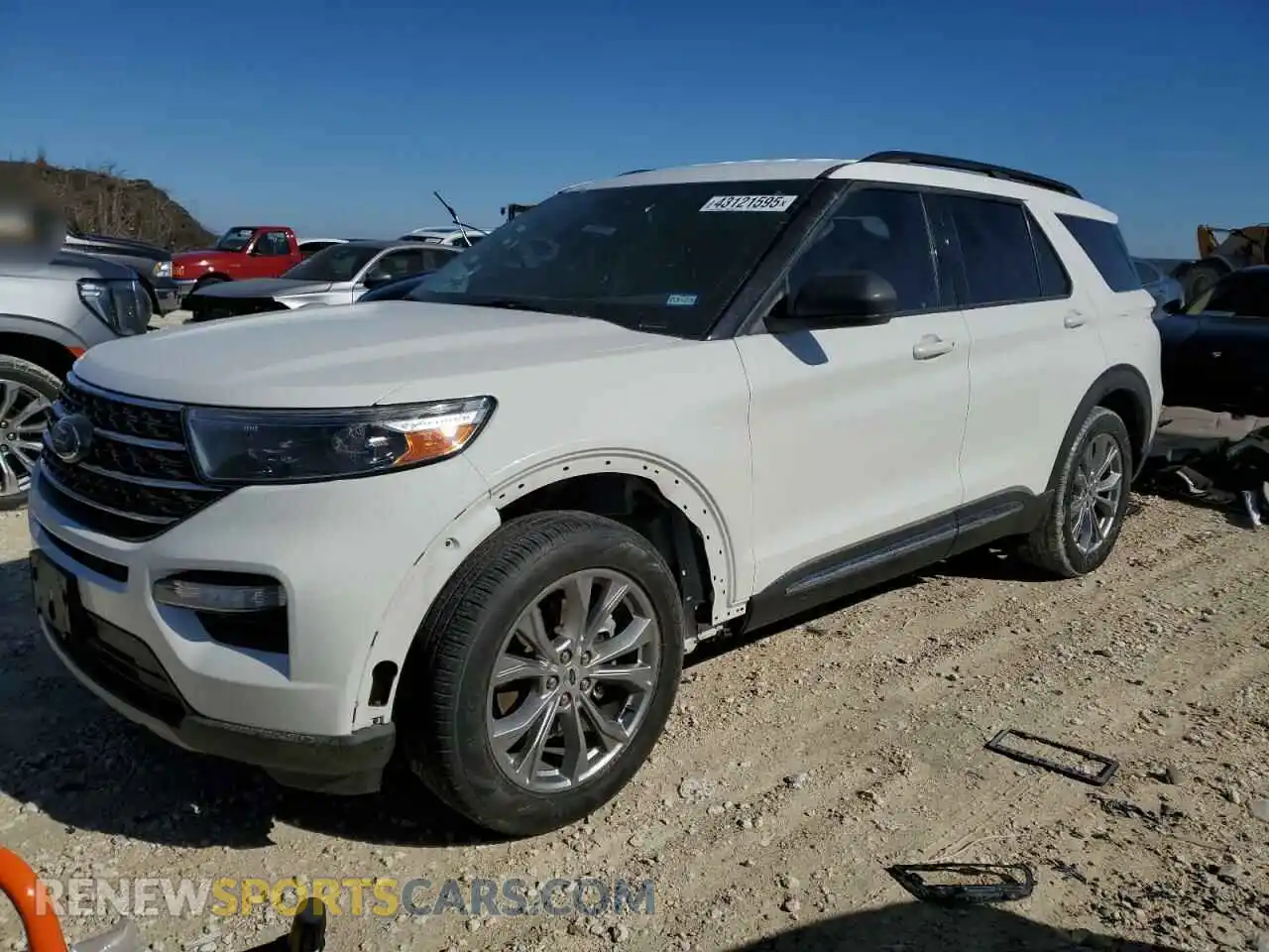 1 Photograph of a damaged car 1FMSK7DHXNGB92002 FORD EXPLORER 2022
