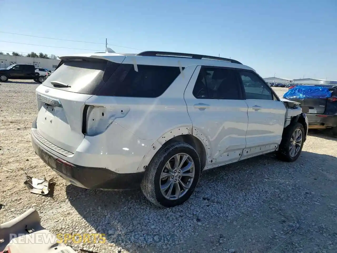 3 Photograph of a damaged car 1FMSK7DHXNGB92002 FORD EXPLORER 2022