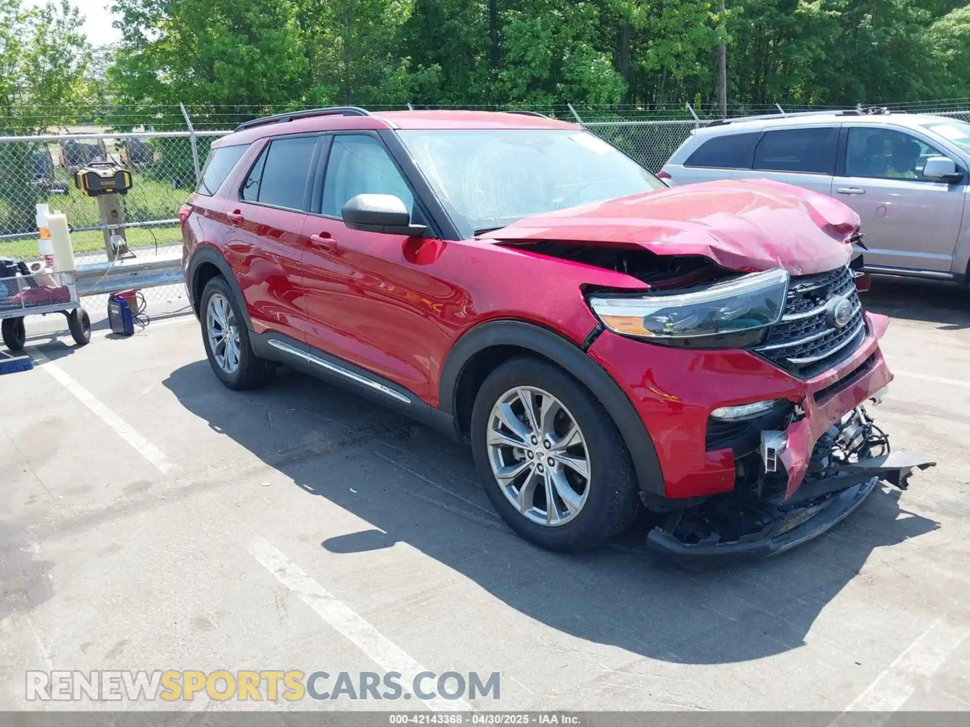1 Photograph of a damaged car 1FMSK7DHXNGC30814 FORD EXPLORER 2022