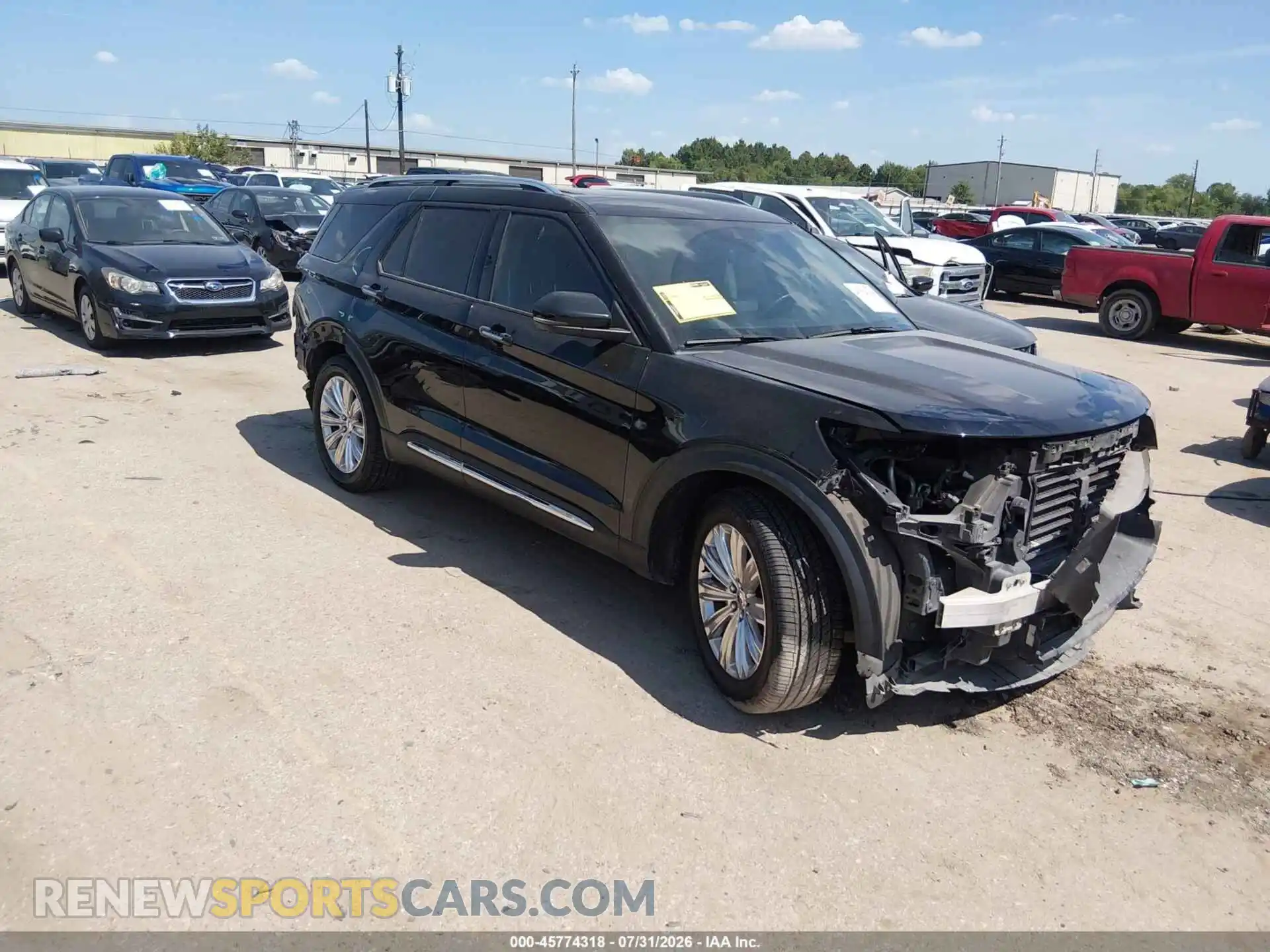 1 Photograph of a damaged car 1FMSK7FHXNGC33502 FORD EXPLORER 2022