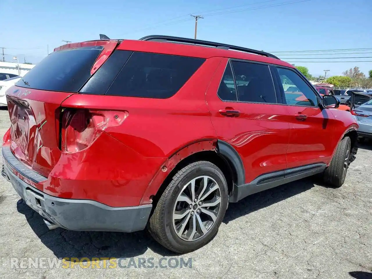 3 Photograph of a damaged car 1FMSK7KH4NGA02391 FORD EXPLORER 2022