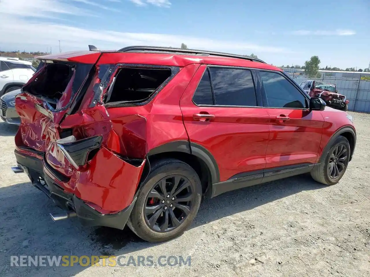 3 Photograph of a damaged car 1FMSK7KH6NGA01971 FORD EXPLORER 2022