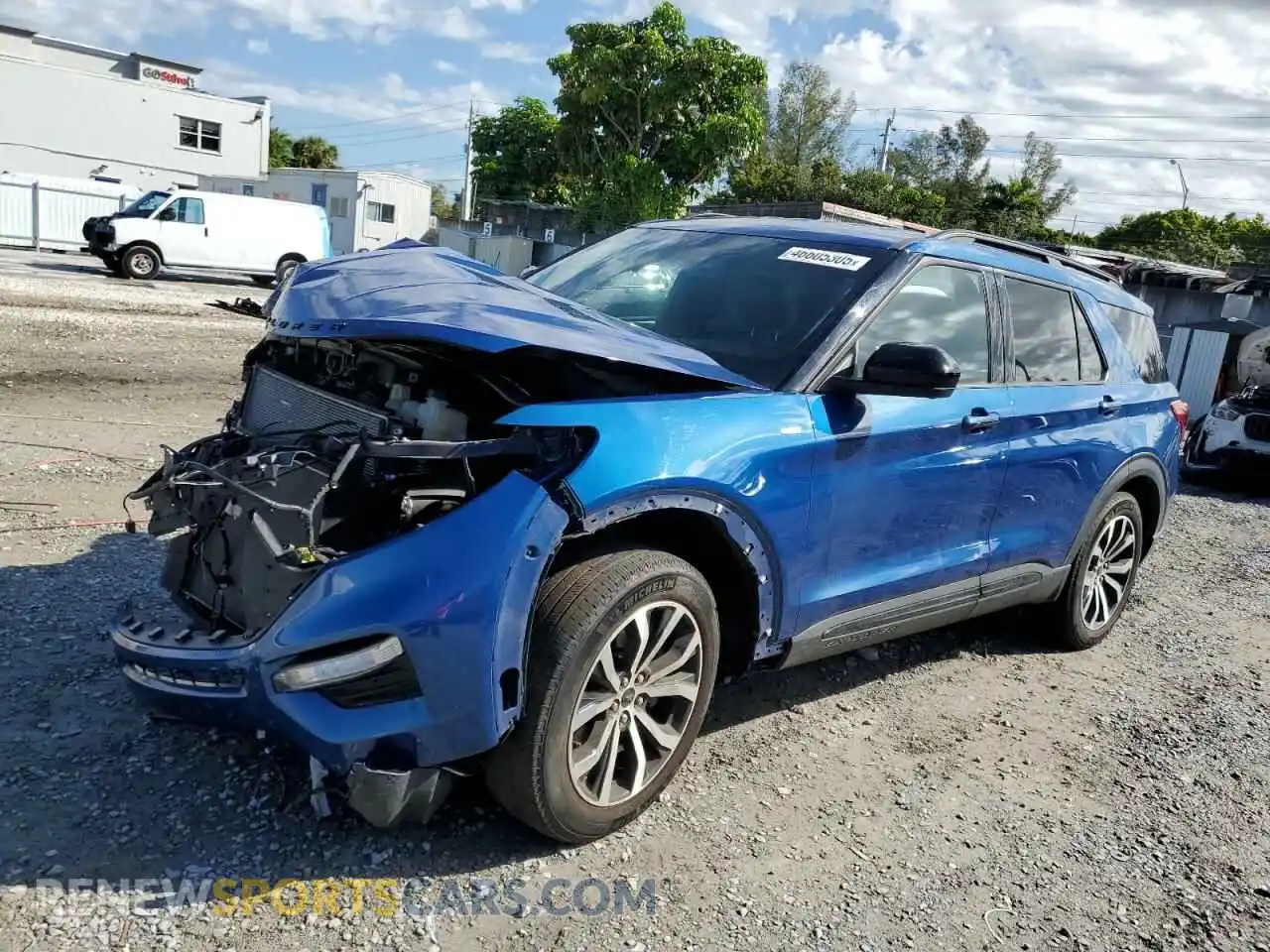 1 Photograph of a damaged car 1FMSK7KH6NGC50528 FORD EXPLORER 2022
