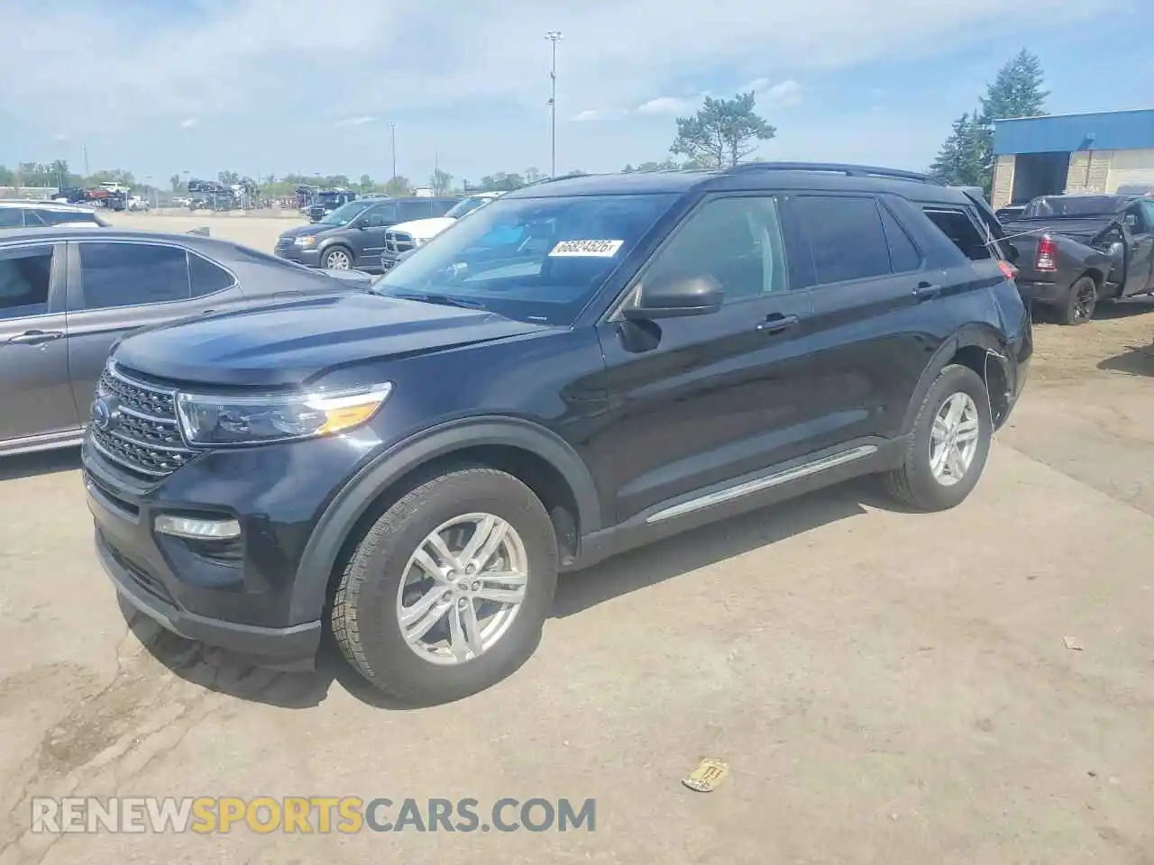 1 Фотография поврежденного автомобиля 1FMSK8DH0NGA87801 FORD EXPLORER 2022