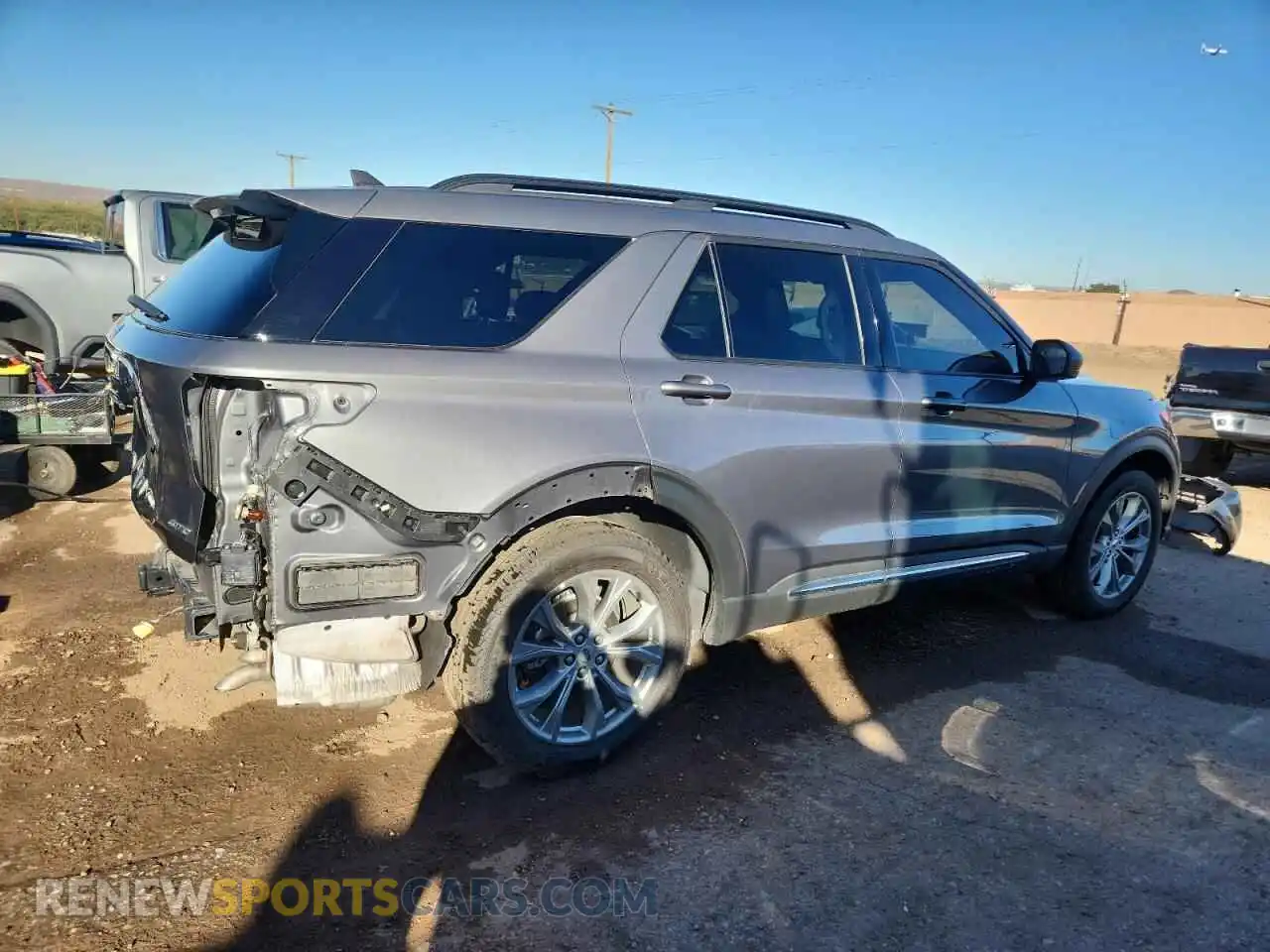3 Photograph of a damaged car 1FMSK8DH5NGA30736 FORD EXPLORER 2022