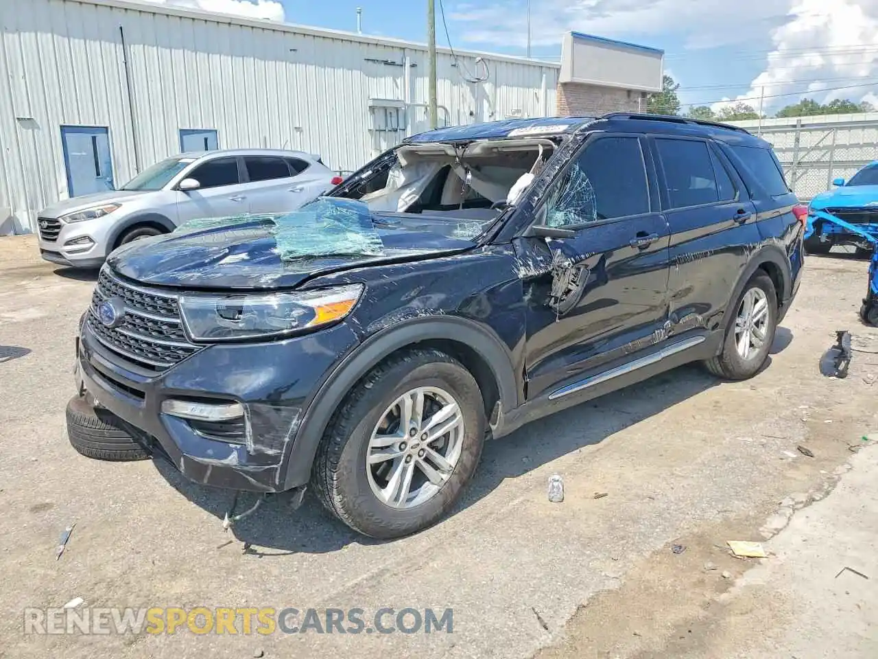1 Photograph of a damaged car 1FMSK8DH5NGA52493 FORD EXPLORER 2022