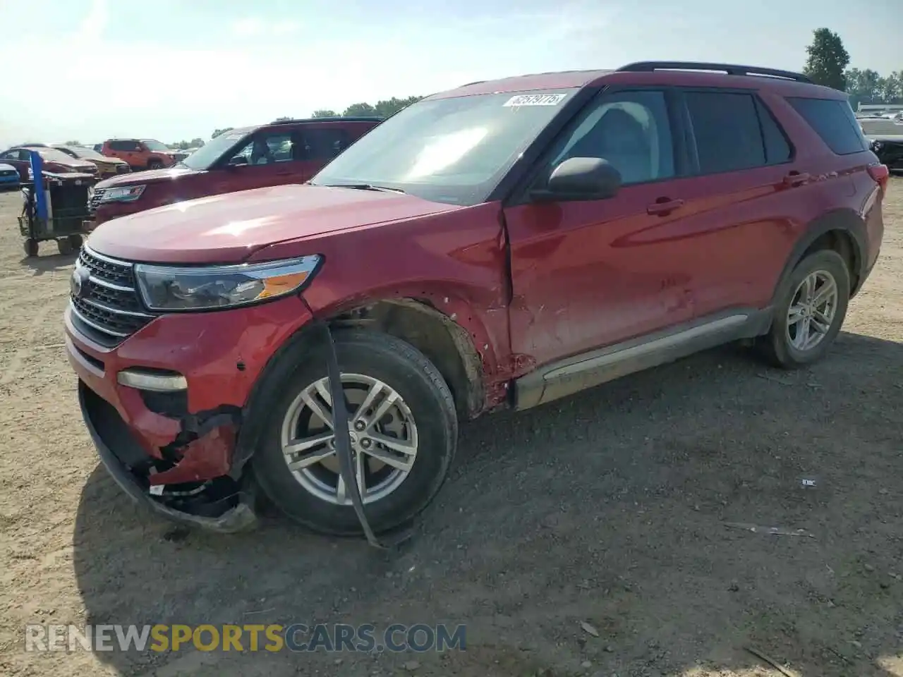 1 Photograph of a damaged car 1FMSK8DH6NGA01827 FORD EXPLORER 2022