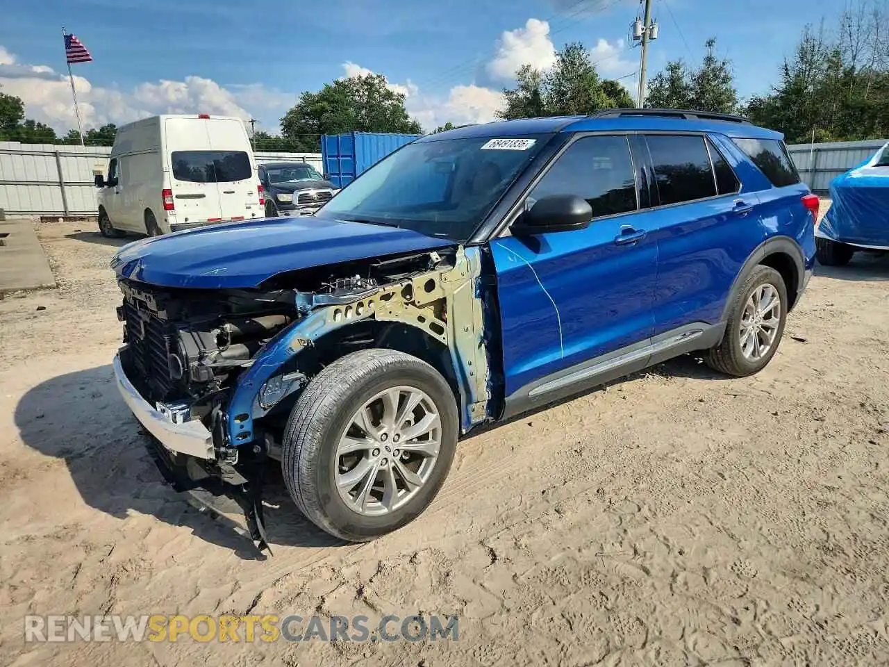 1 Photograph of a damaged car 1FMSK8DH6NGA76933 FORD EXPLORER 2022