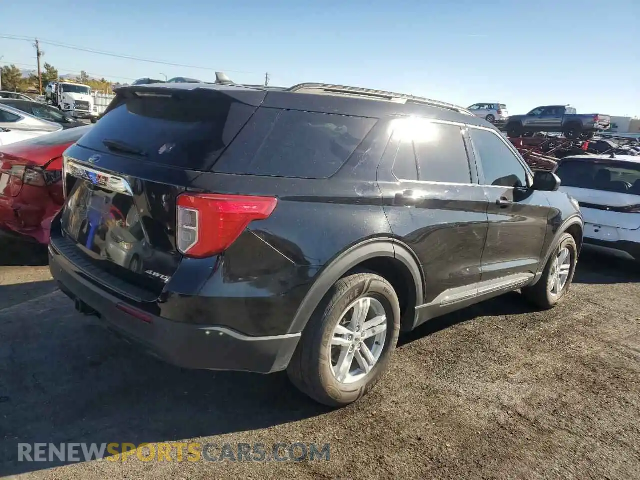 3 Photograph of a damaged car 1FMSK8DH7NGA36201 FORD EXPLORER 2022