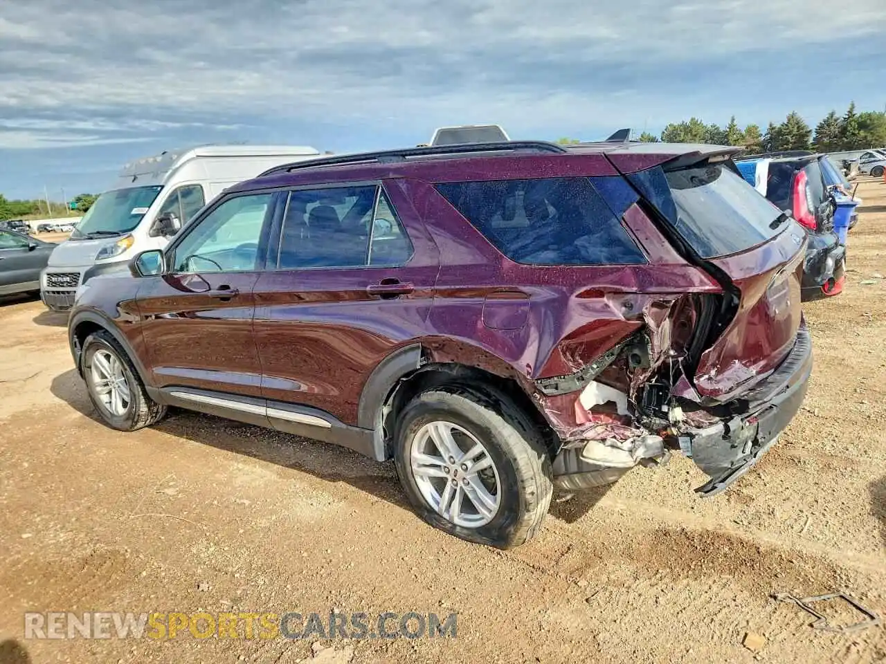 2 Photograph of a damaged car 1FMSK8DH8NGC47245 FORD EXPLORER 2022