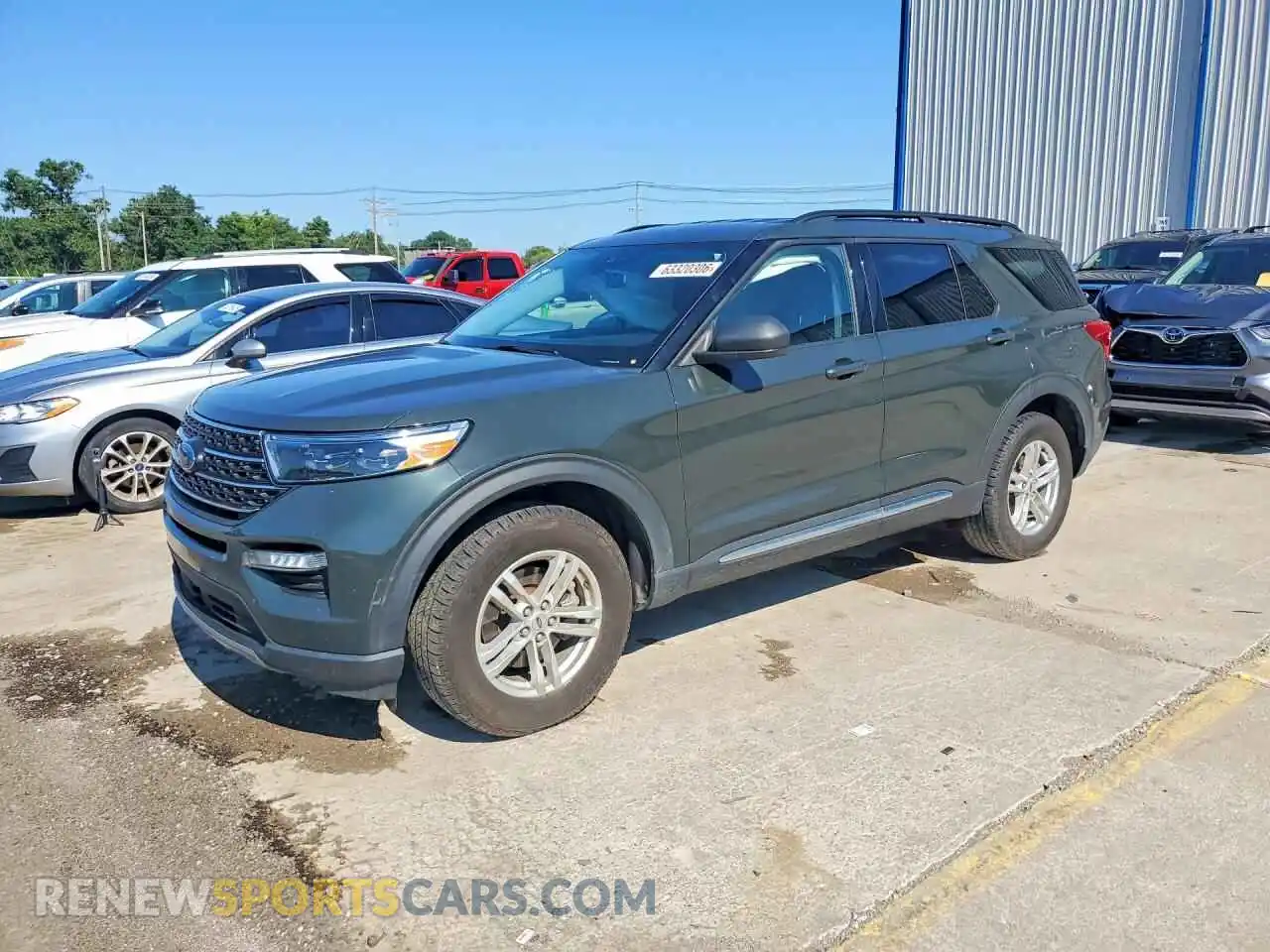 1 Photograph of a damaged car 1FMSK8DH9NGA33798 FORD EXPLORER 2022