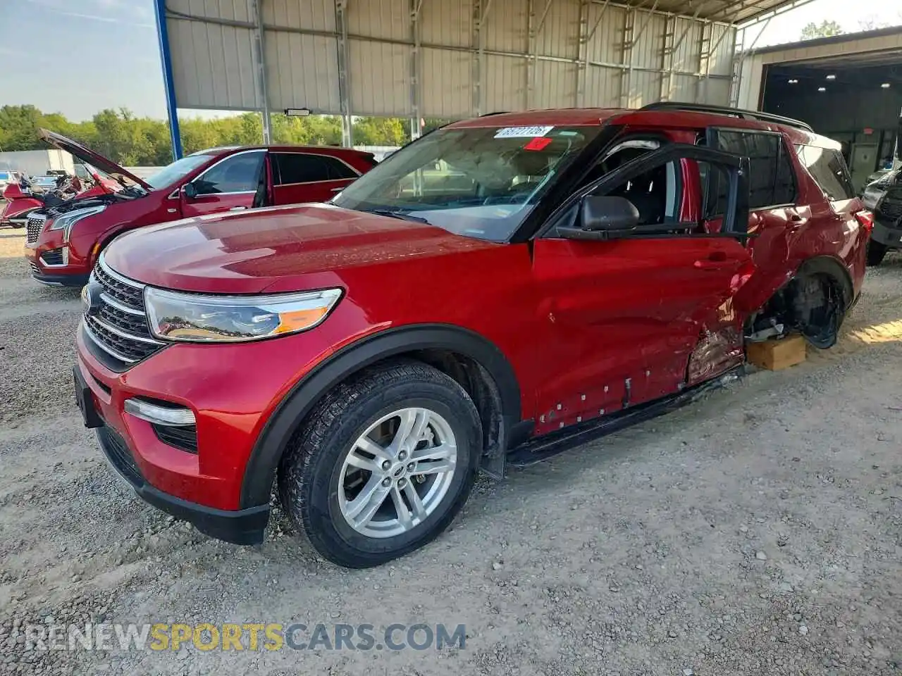 1 Photograph of a damaged car 1FMSK8DH9NGA76408 FORD EXPLORER 2022